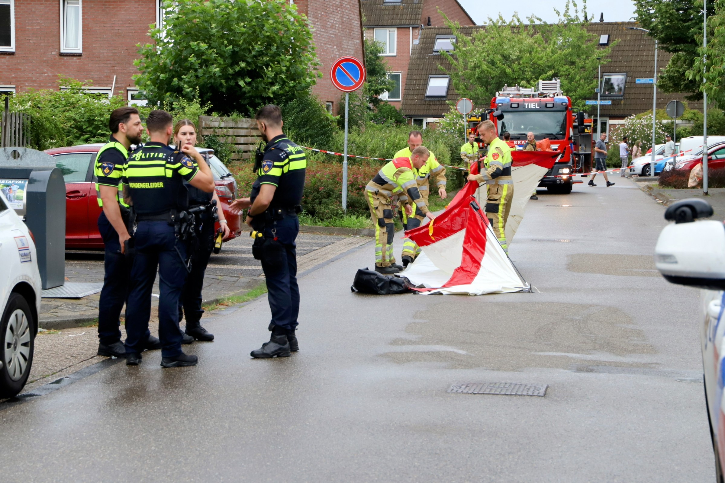 Bestuurder overleden bij eenzijdig ongeval