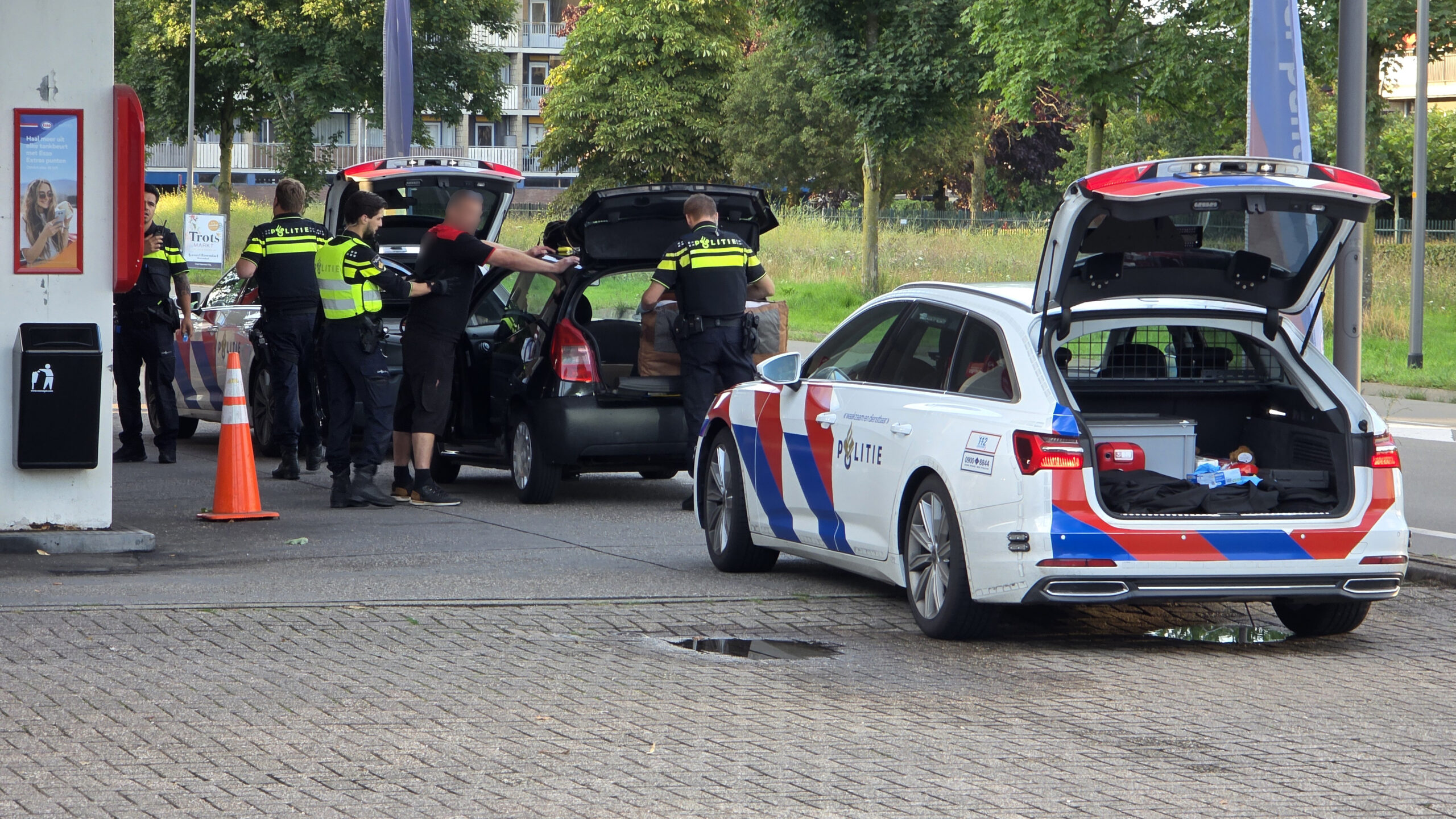 Automobilist onder invloed aangehouden bij tankstation