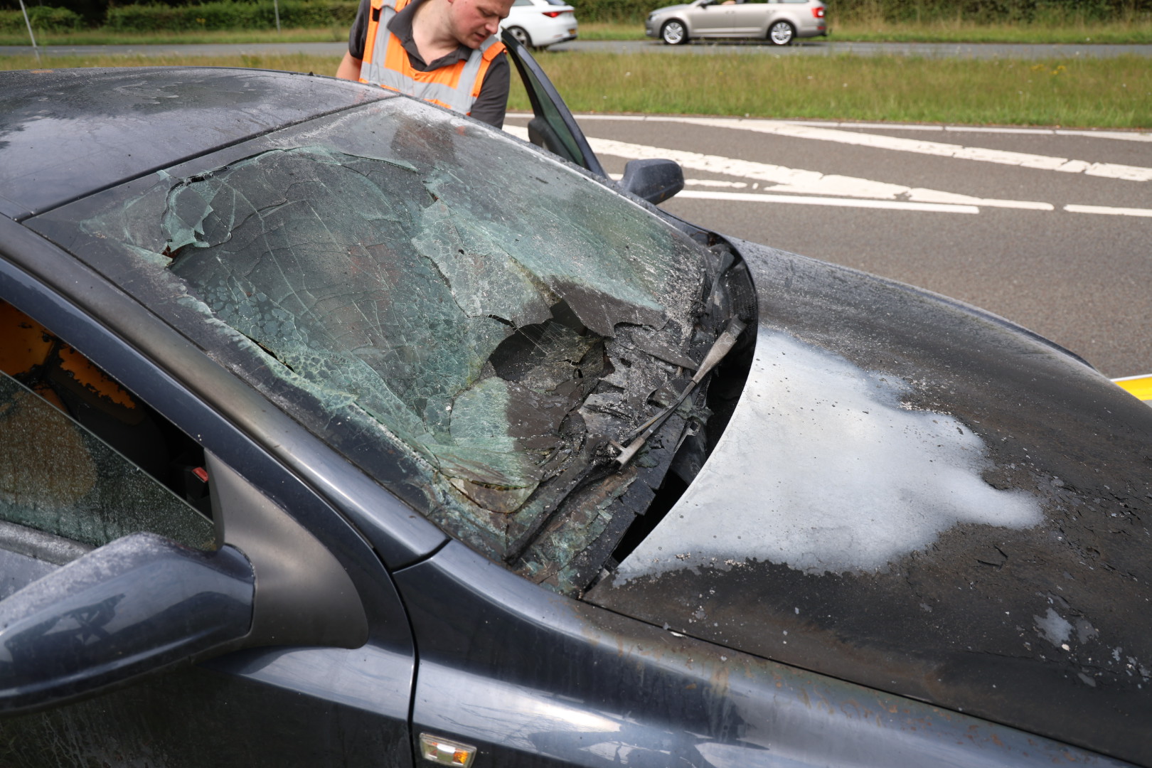Gezinsuitje naar Burgers’ Zoo eindigt in brand
