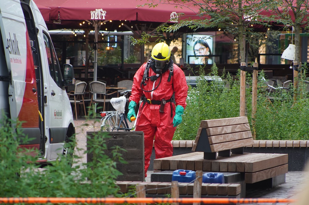 UPDATE: Chemische reactie na mengen chemicaliën, deel centrum afgesloten