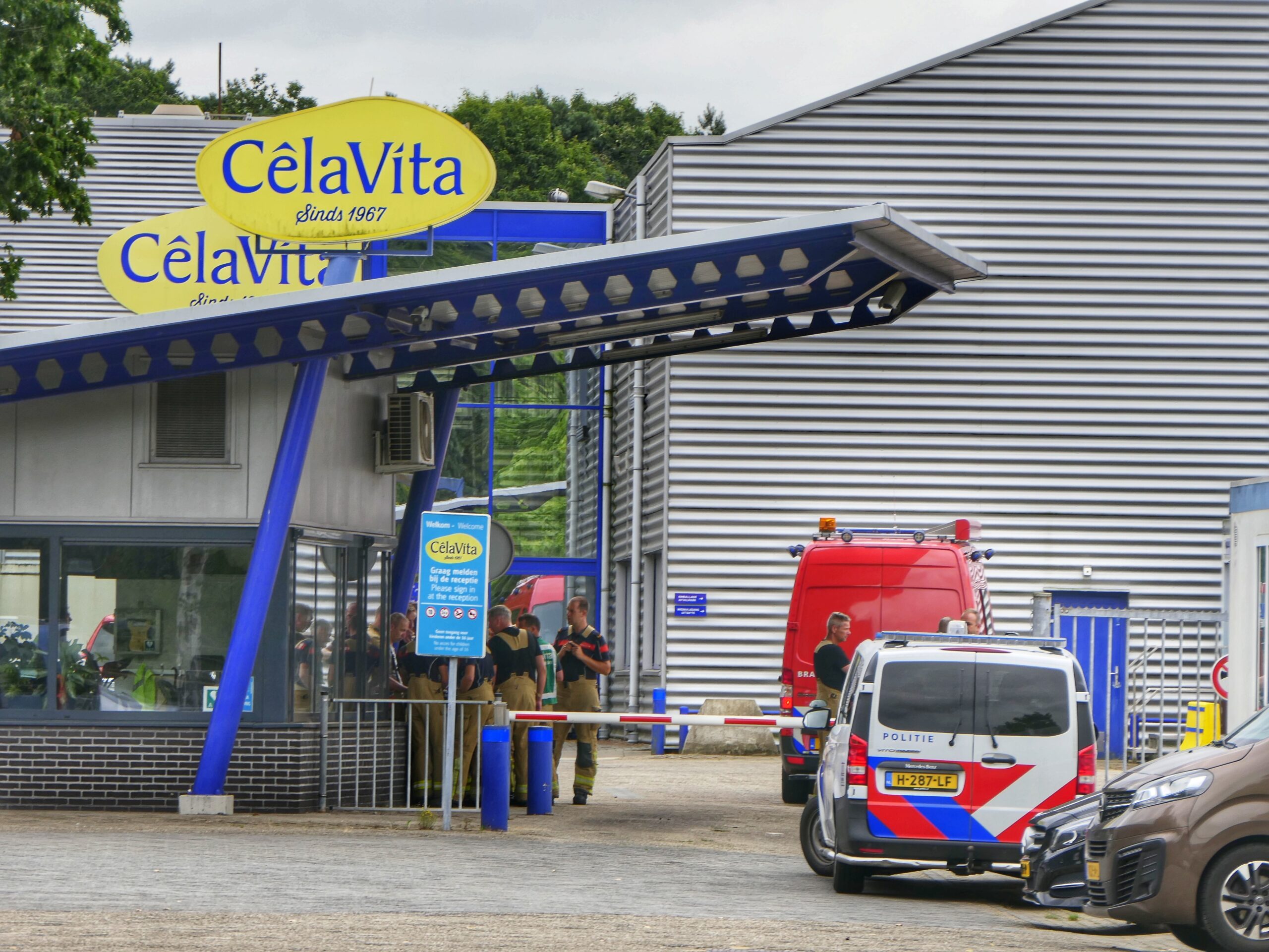 Lekkage van Ammoniak bij leegstaand bedrijfspand