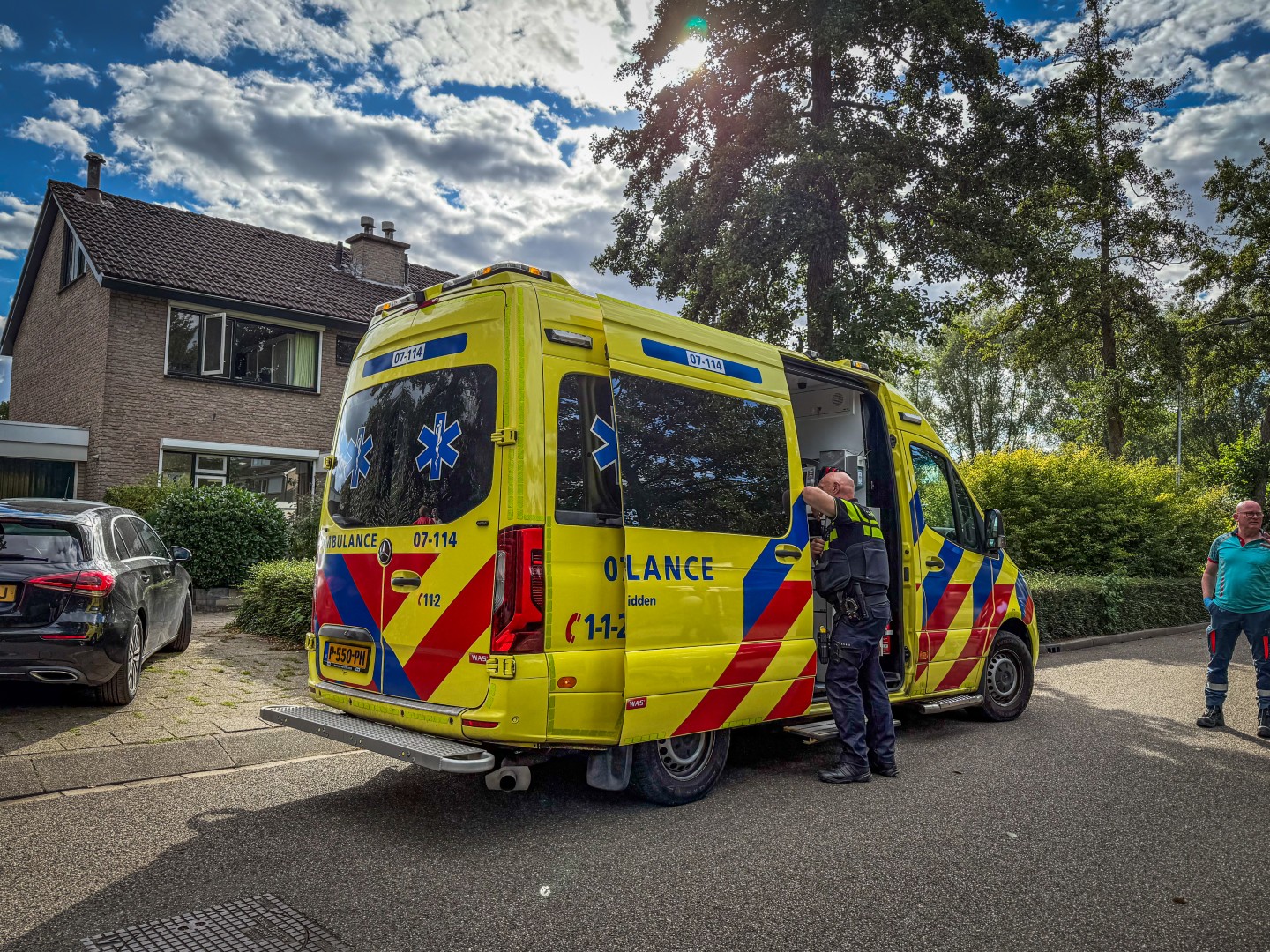 Kind raakt bekneld met voet tussen fietsspaken