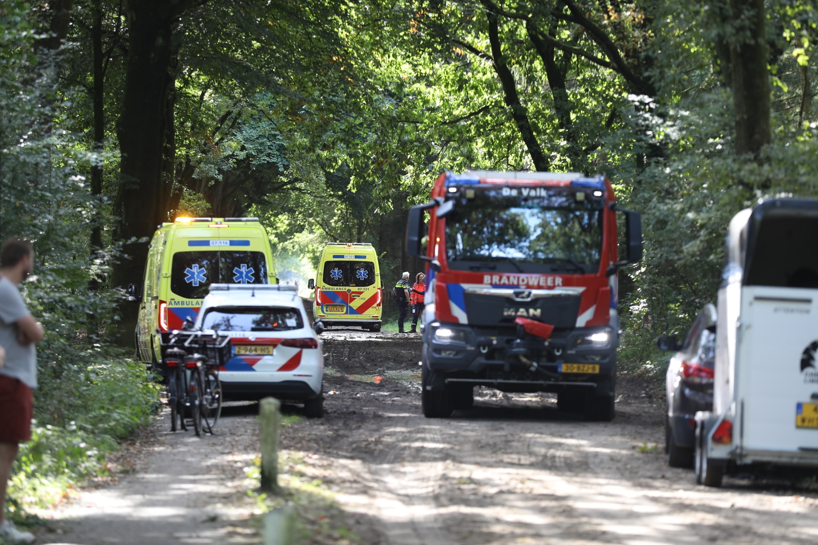 Ruiter ernstig gewond na trap van paard