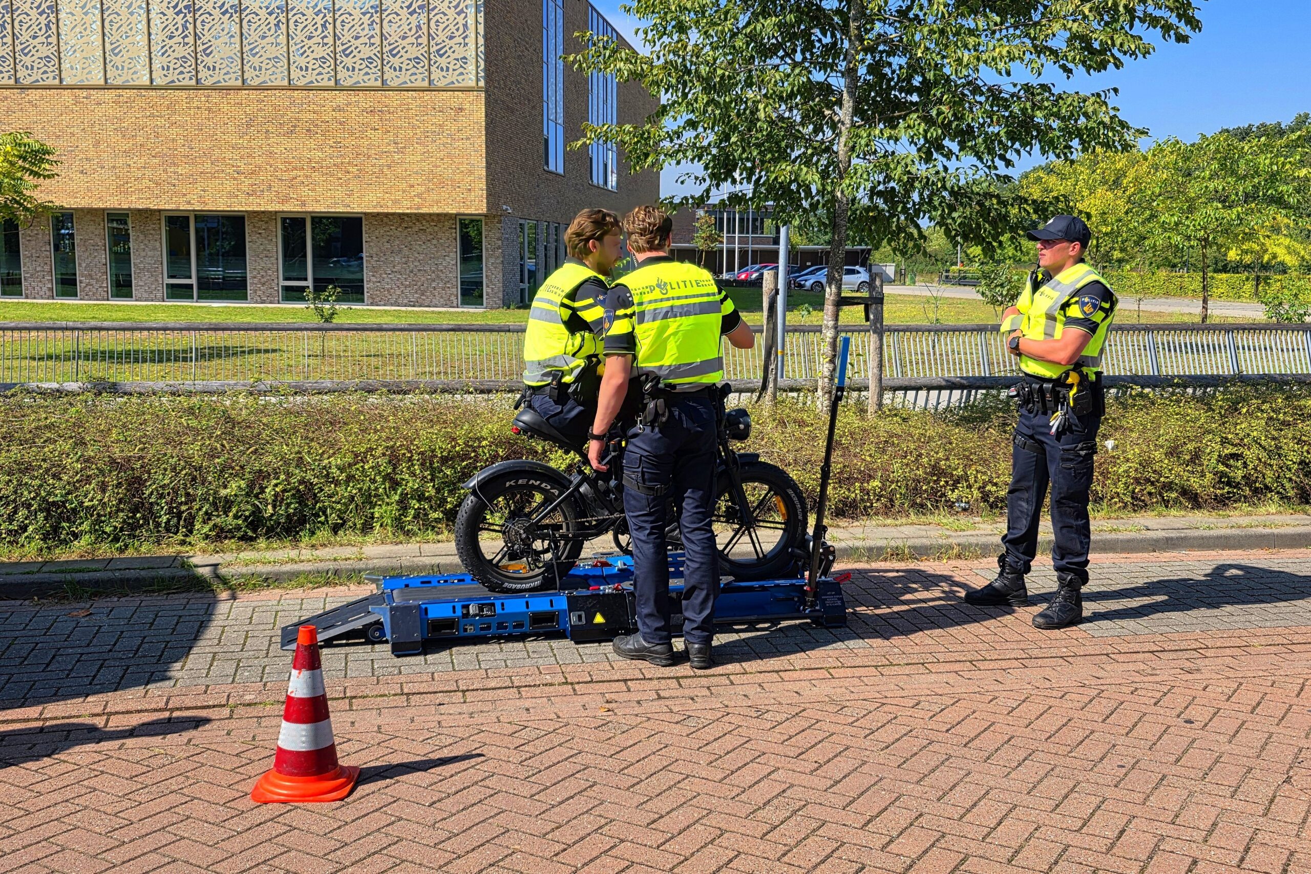 Twee fatbikes in beslag genomen bij grote verkeerscontrole