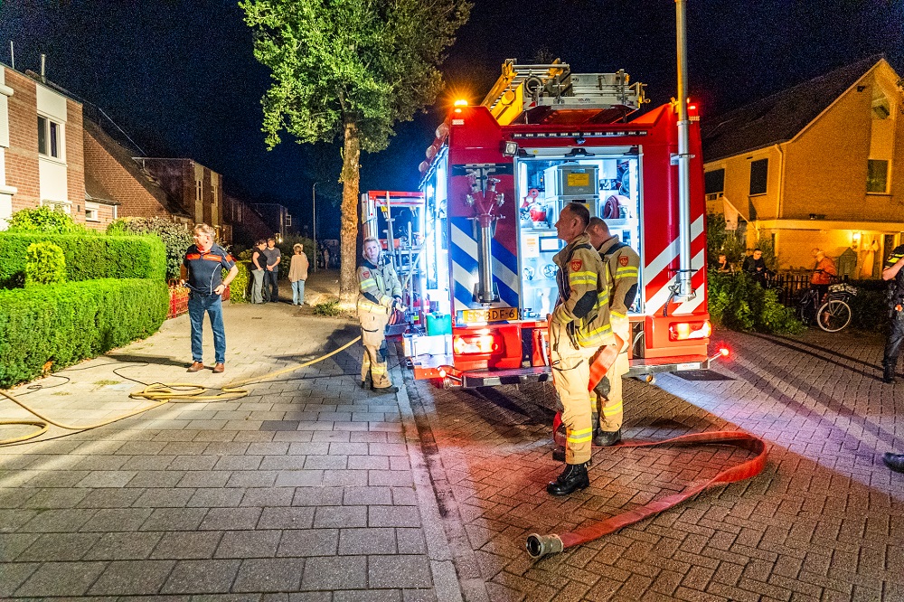 Zolderbrand snel onder controle