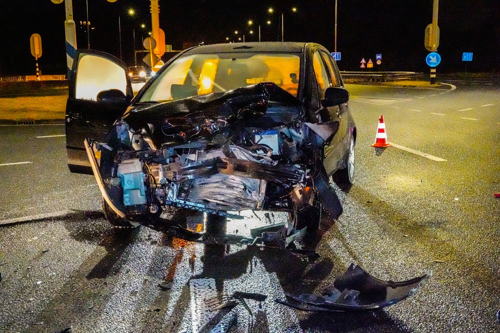 Veel schade na ongeval in Arnhem