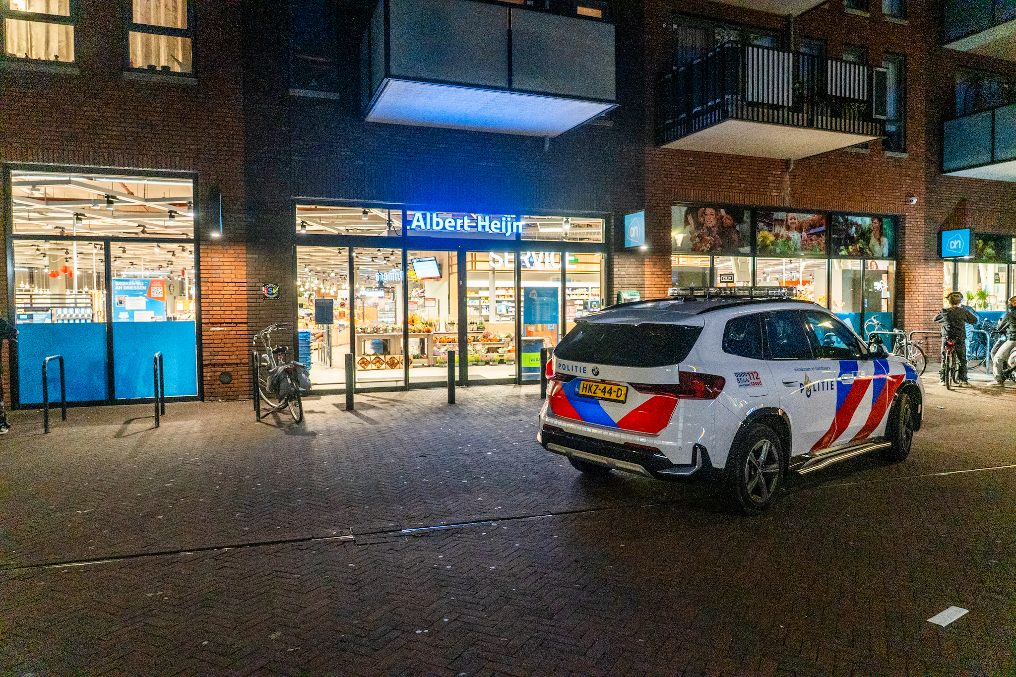 Overval bij supermarkt Albert Heijn in Arnhem