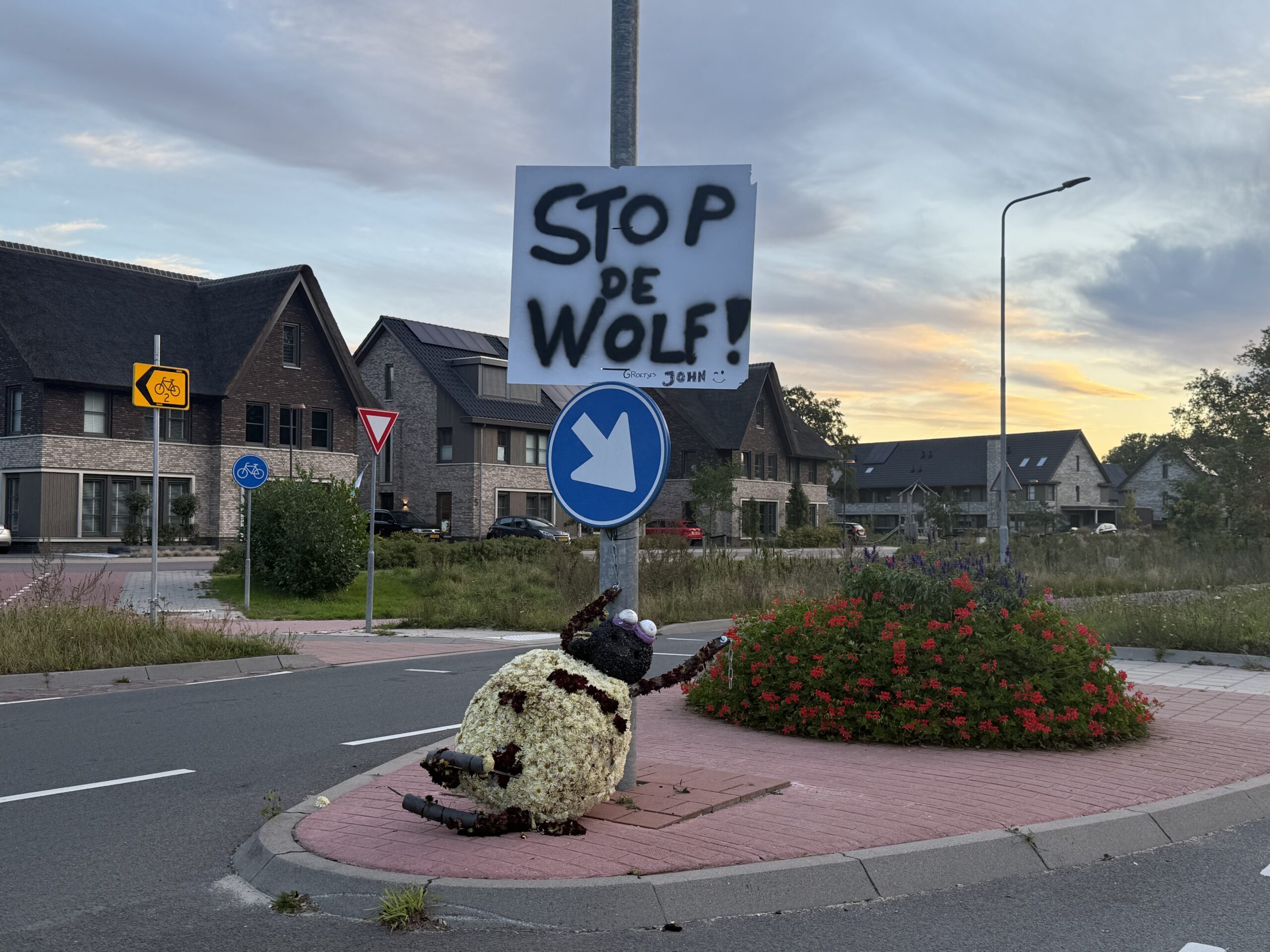 Voorthuizen gebruikt corso om probleemwolf aan te kaarten