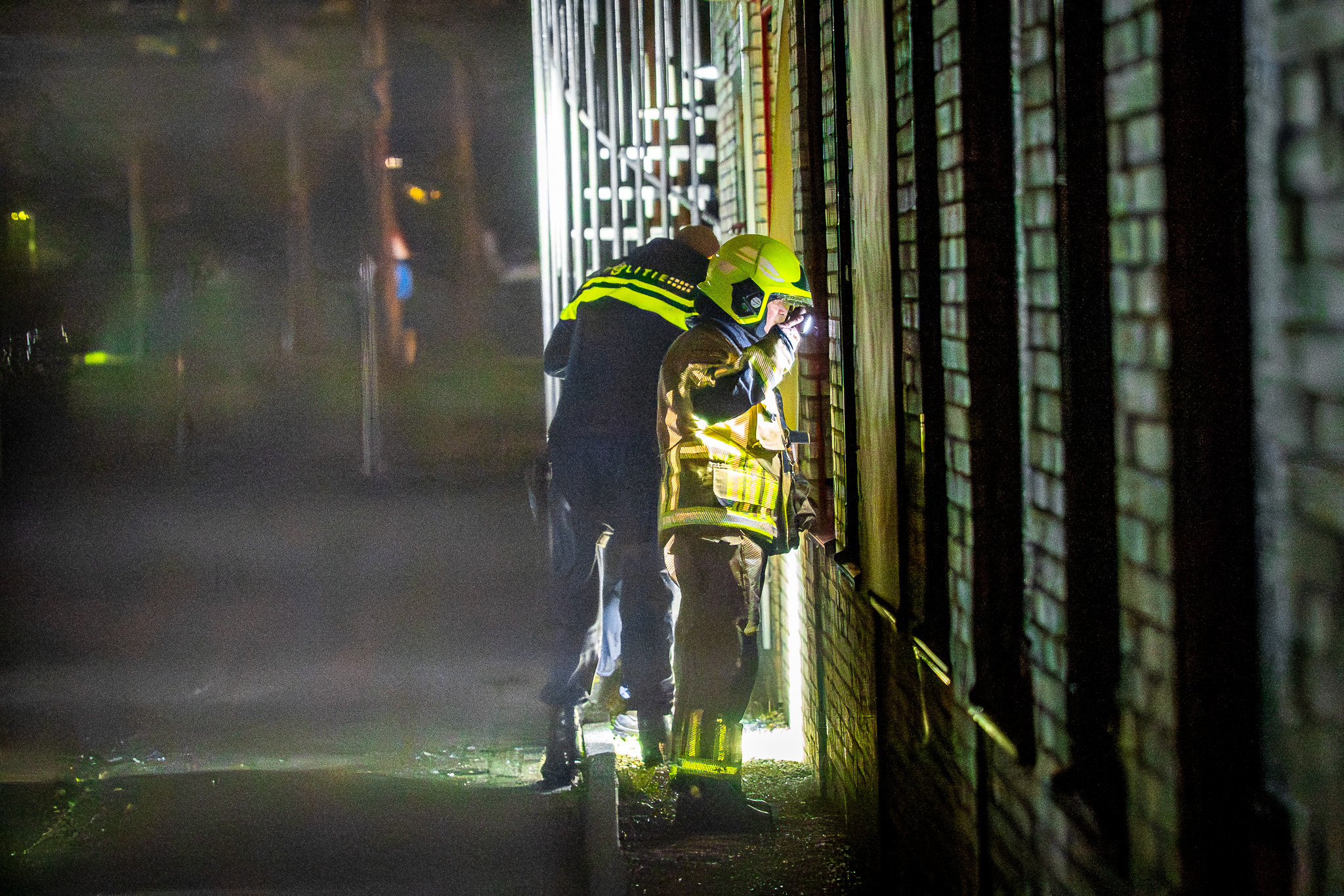 Melding van vernieling bij toekomstig AZC
