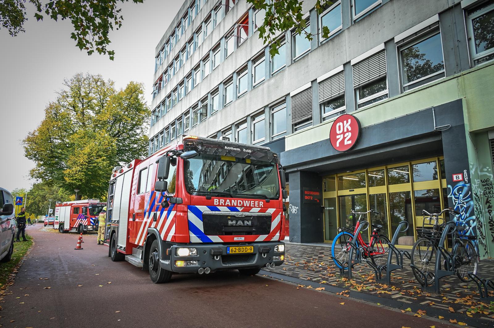 Twee personen naar ziekenhuis na brand in ArtEZ Academie
