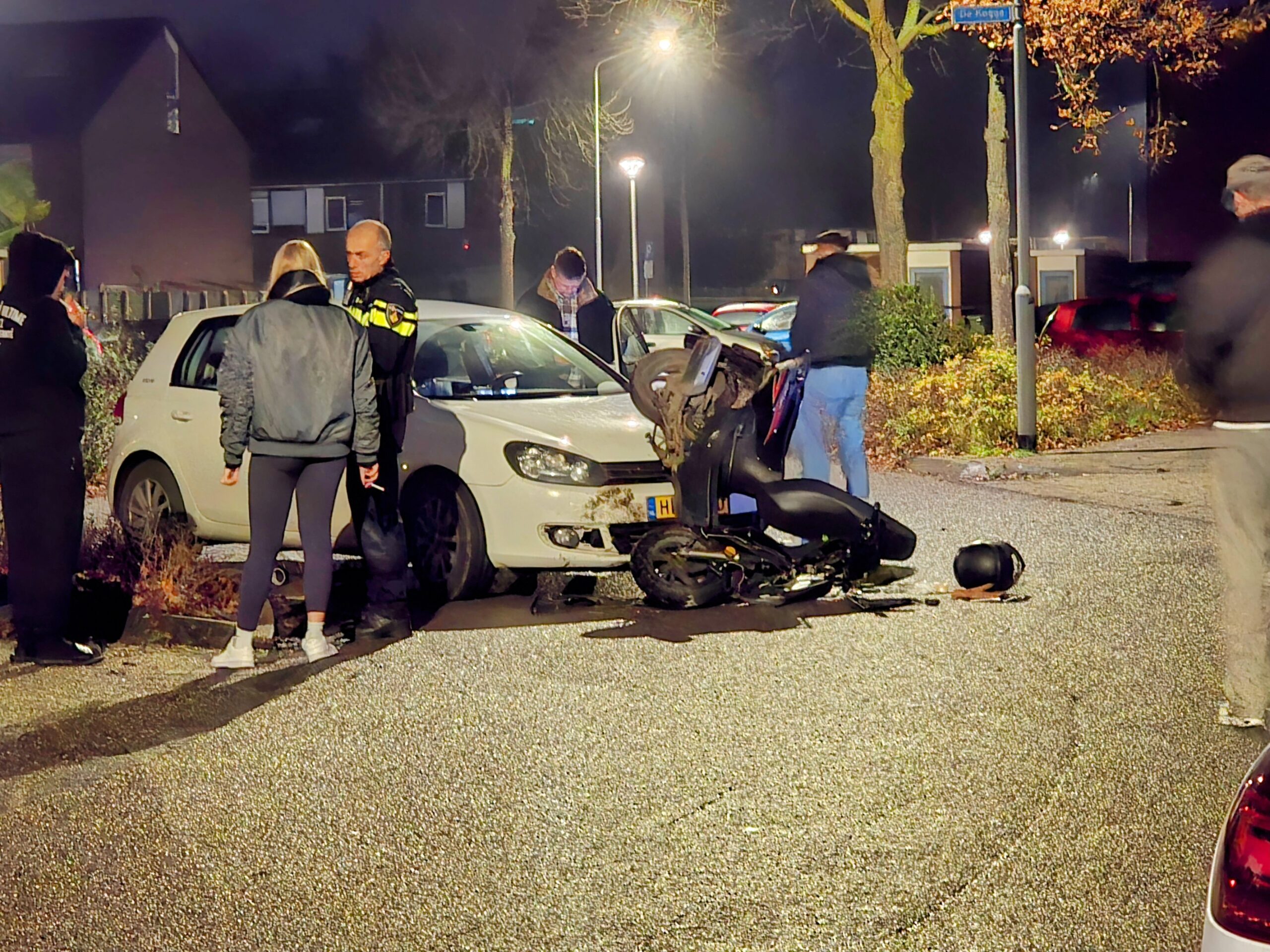 Scooterrijder aangereden door auto
