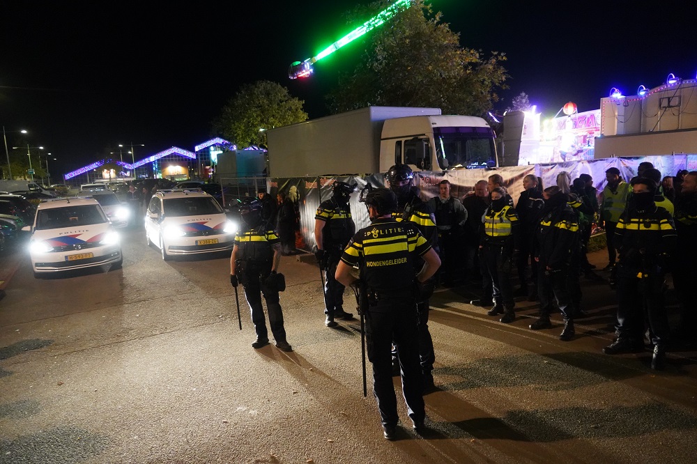 Politie ontruimt Halloweenkermis om grimmige sfeer