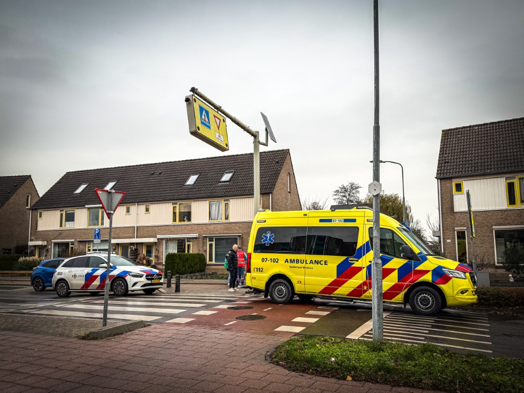 Aanrijding tussen auto en motor