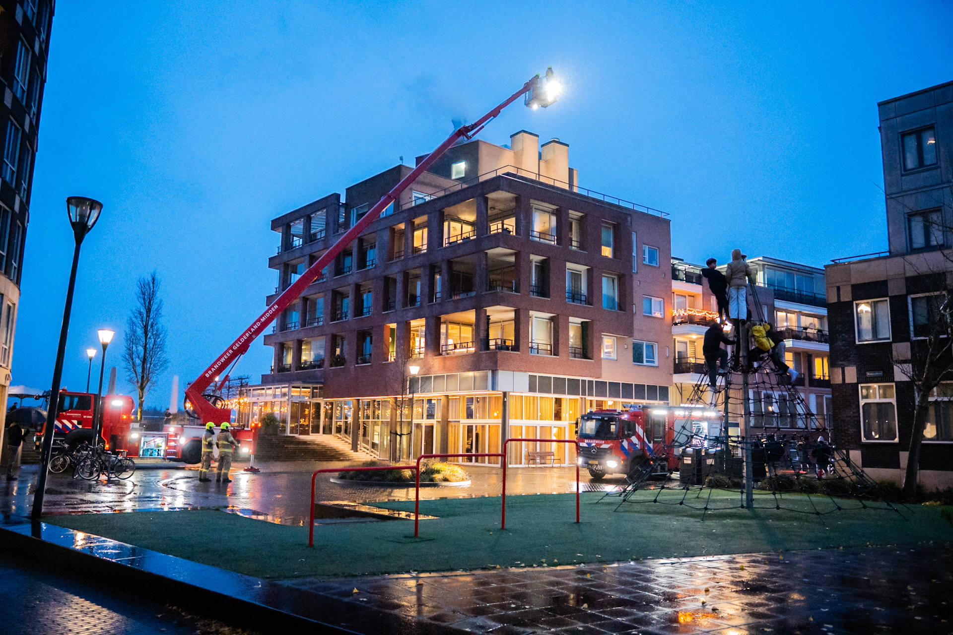 Brand in CV ketel in Doesburg