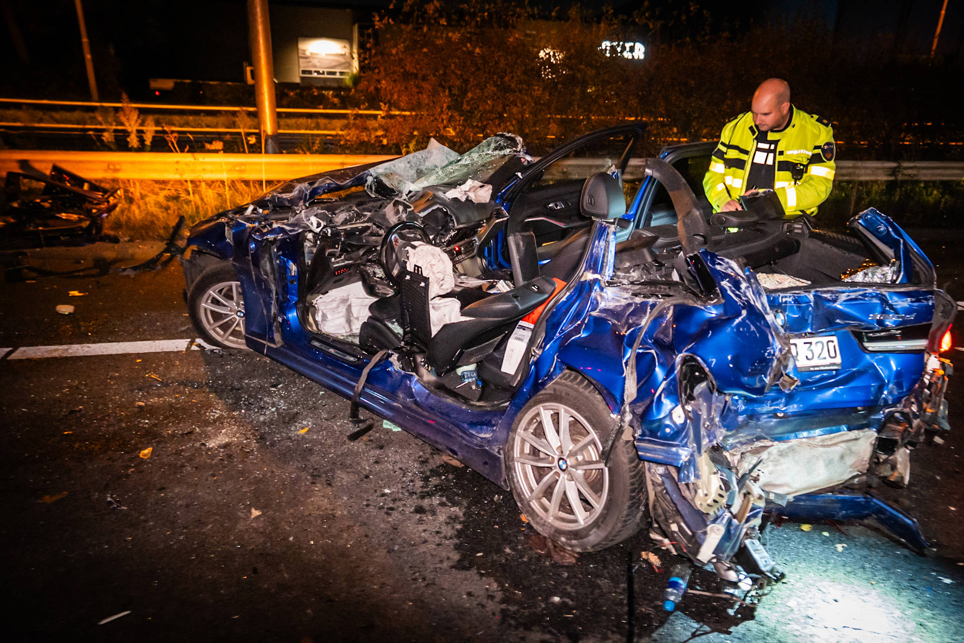 Zeer ernstig ongeval op A12 in file grenscontrole