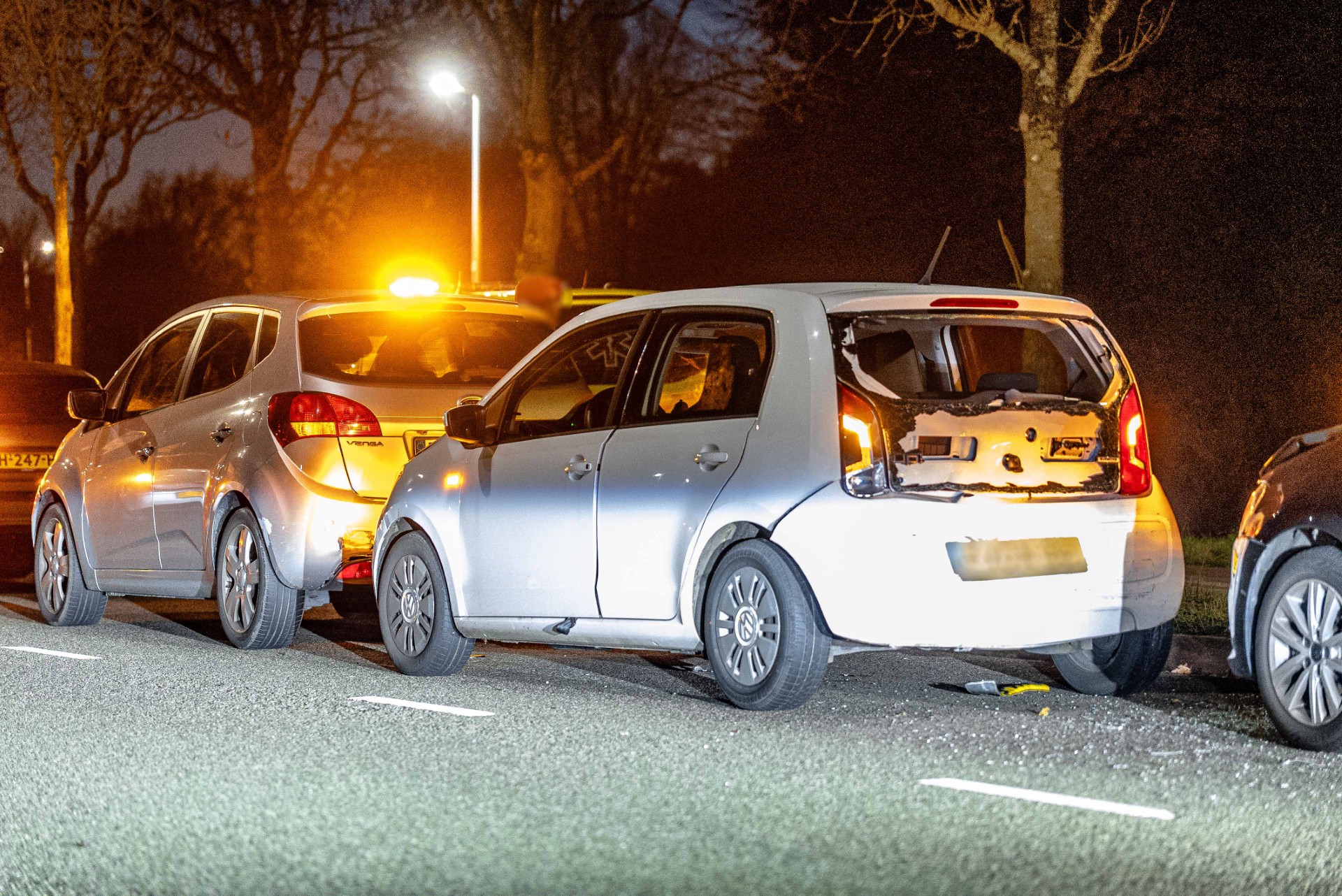 Vijf voertuigen betrokken bij kettingbotsing