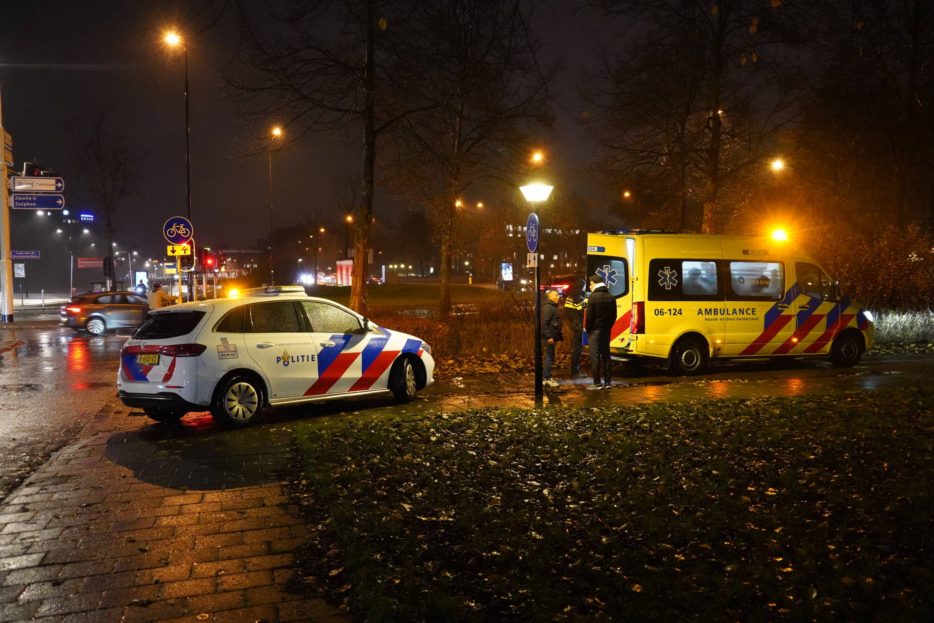 Fietser gewond na val, oorzaak onbekend