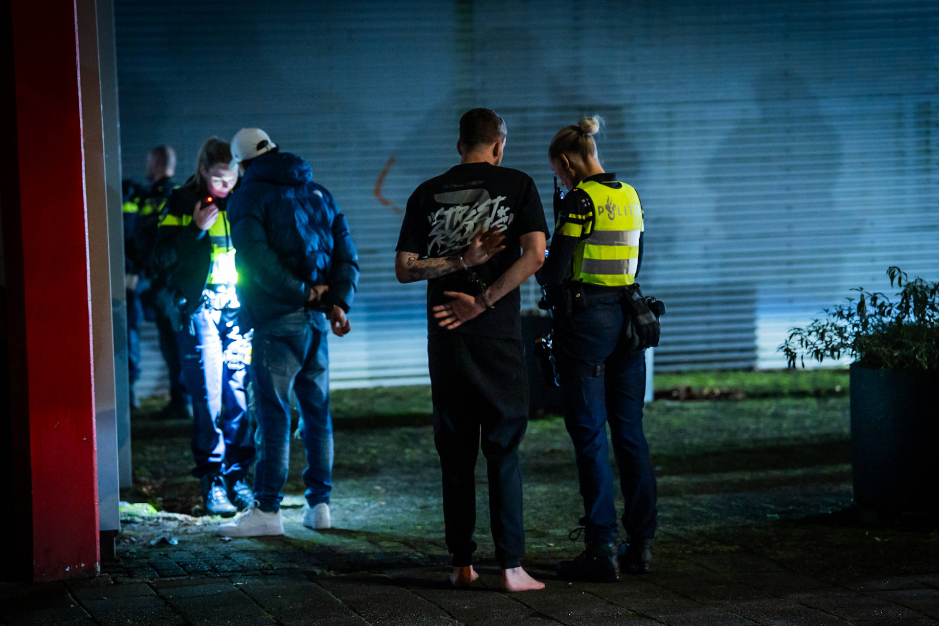 Nachtelijke melding mogelijk steekincident, één lichtgewonde