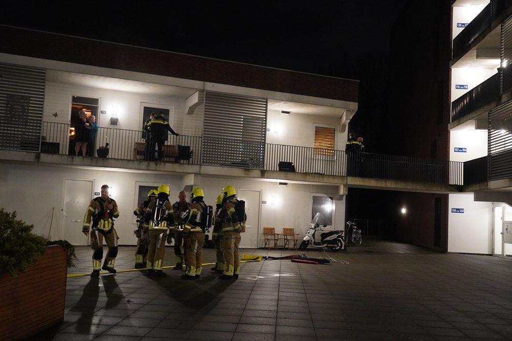 Bewoner aangehouden na brand in appartement