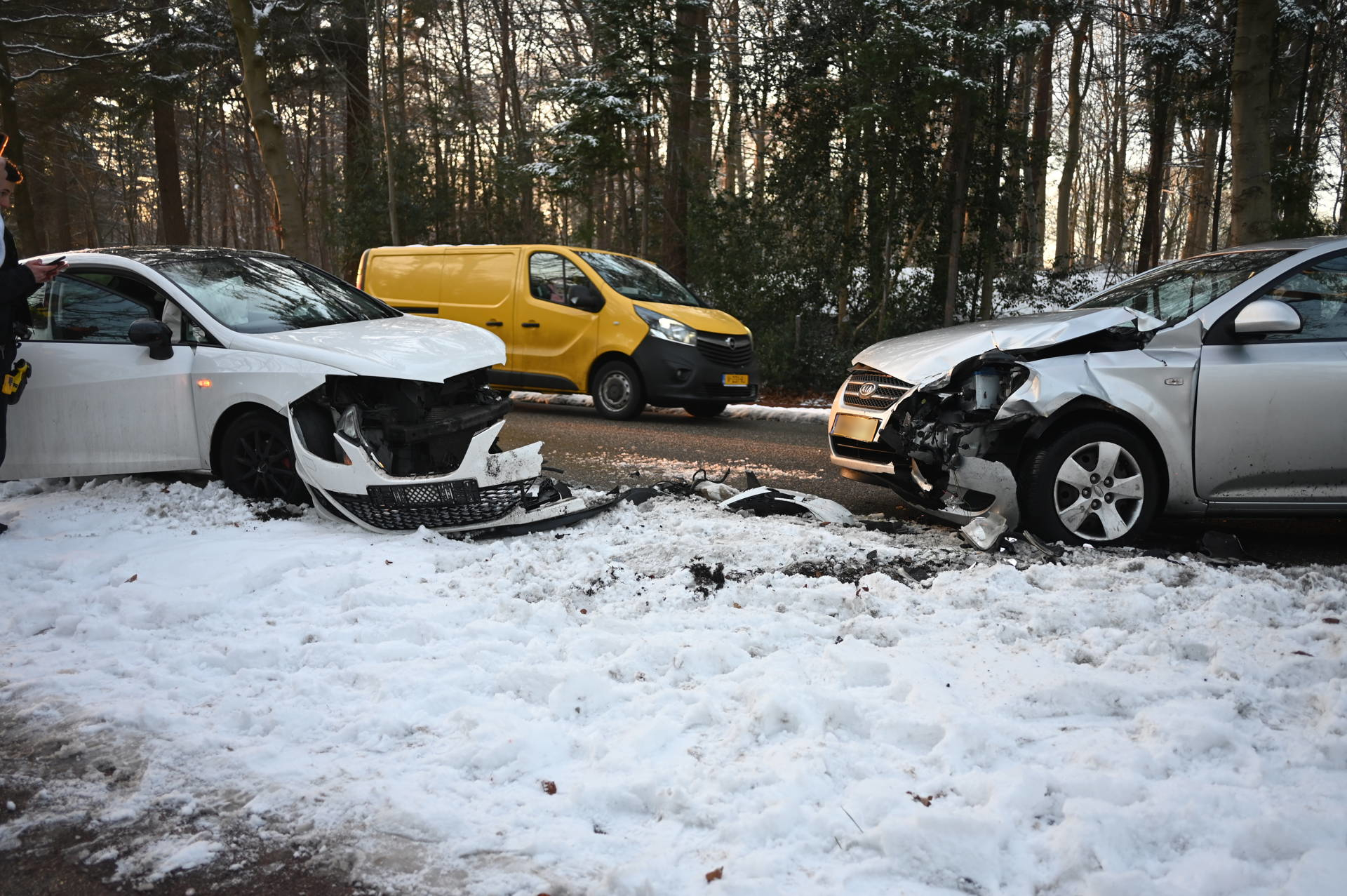 Aanhouding bij frontale aanrijding