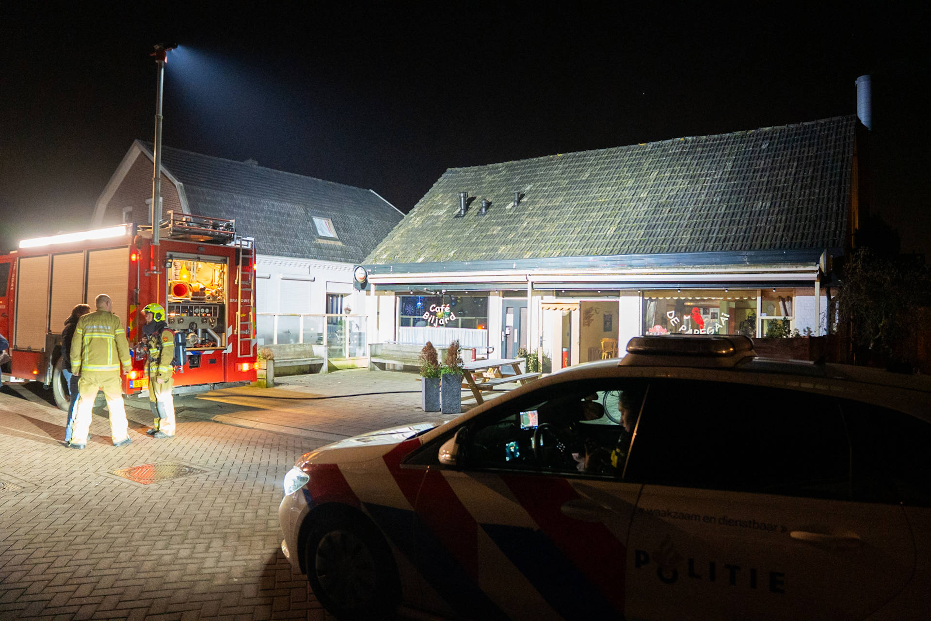Brand in cafetaria in Didam