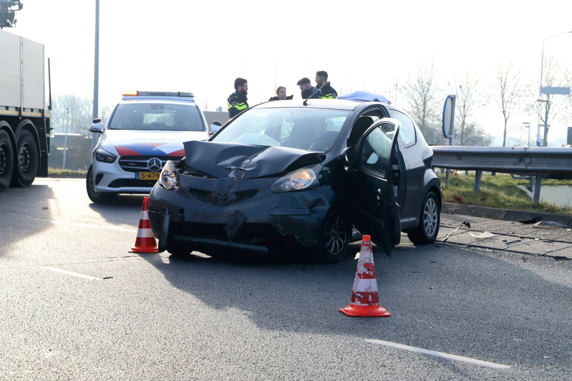 Ernstig ongeval met twee auto’s, meerdere gewonden