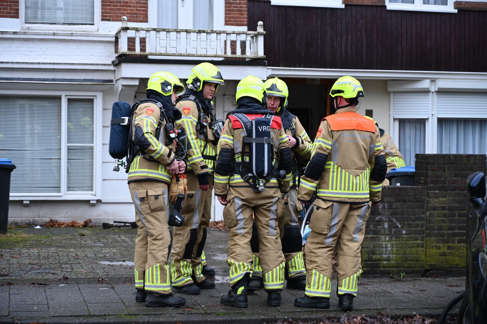 Brand in studentenwoning