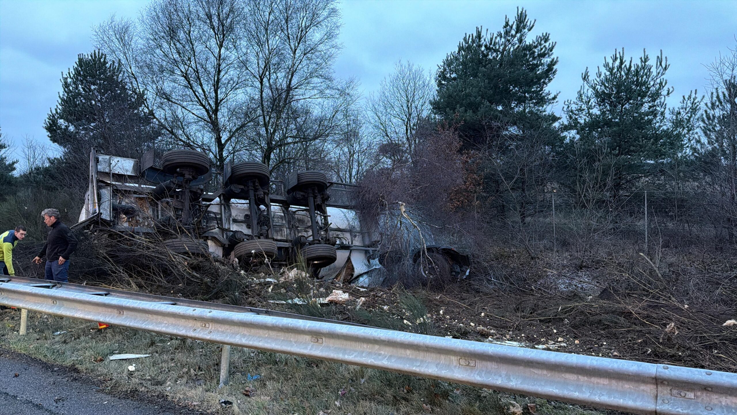 Ernstig ongeval met tankwagen op de A50 bij Arnhem
