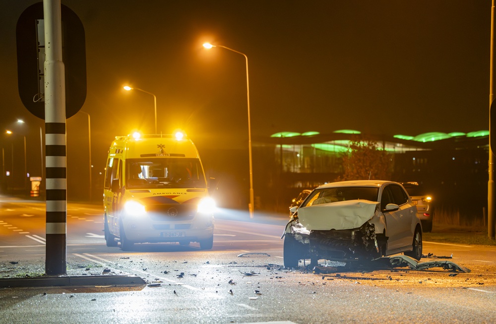 Gewonde na aanrijding op kruising
