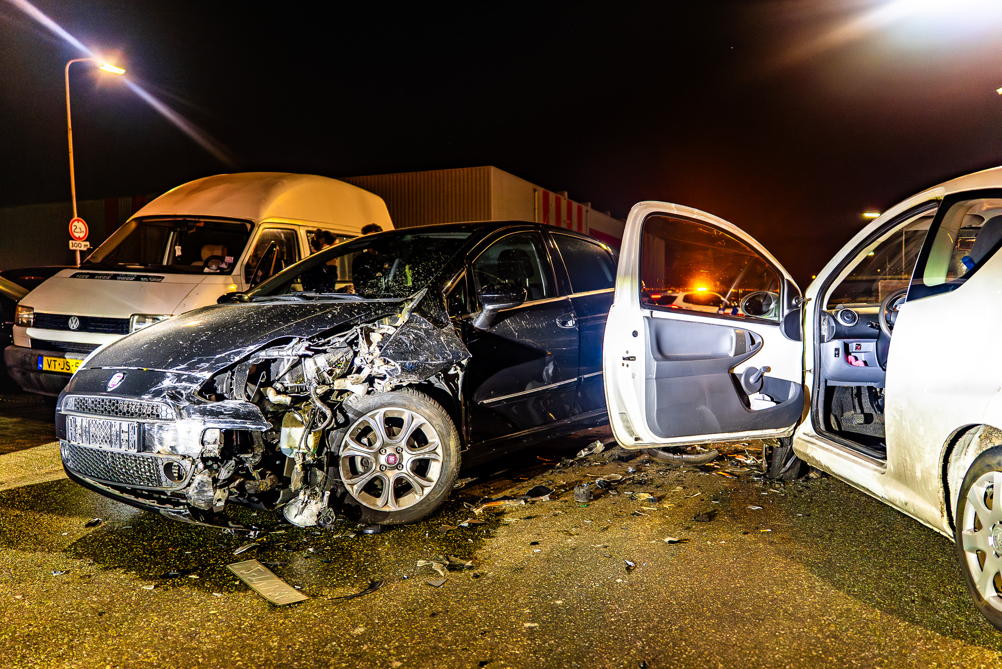 Veel schade door ongeval op industrieterrein