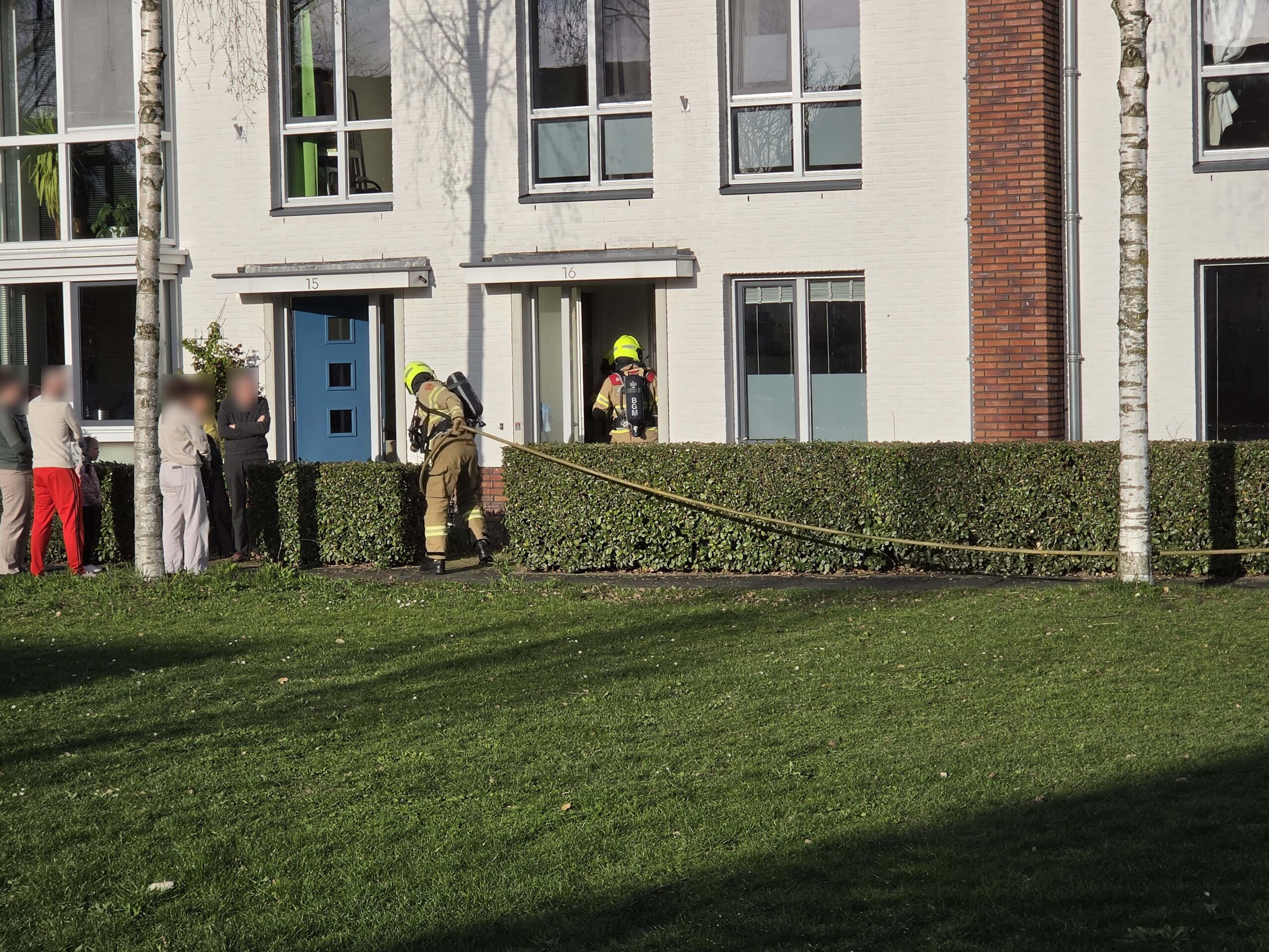 Kortsluiting in wasmachine veroorzaakt zolderbrand
