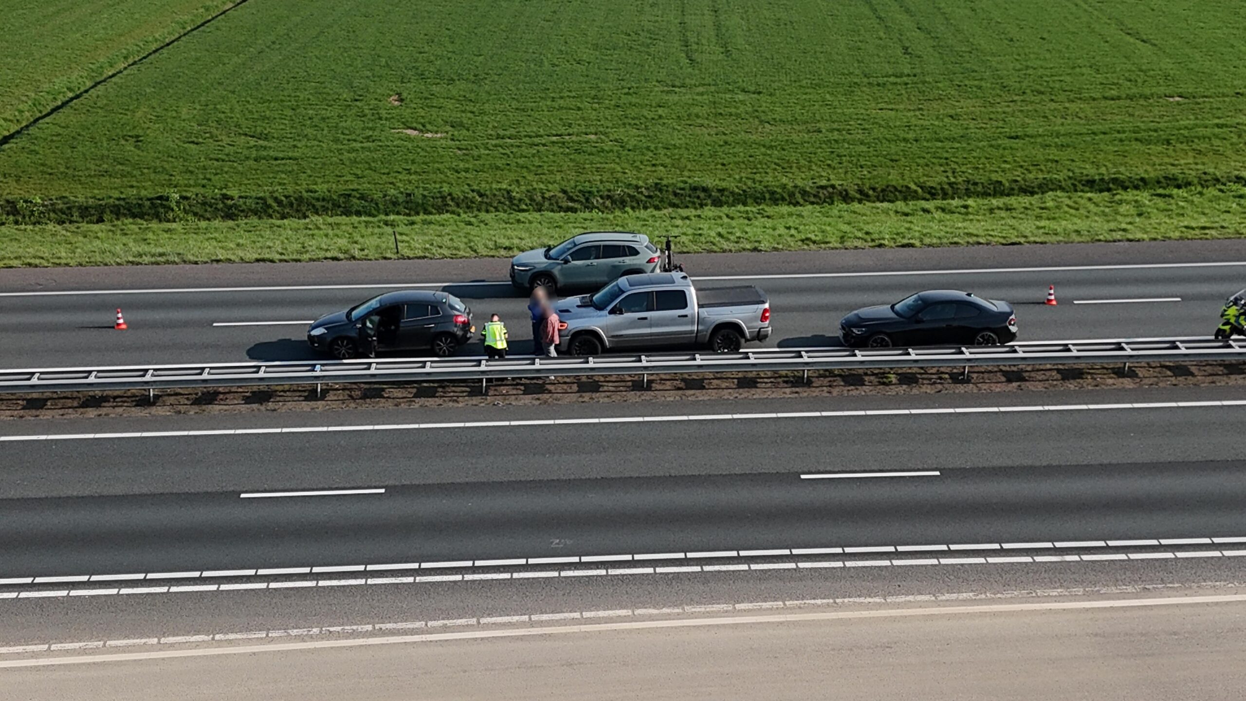 Botsing op snelweg zorgt voor vertraging
