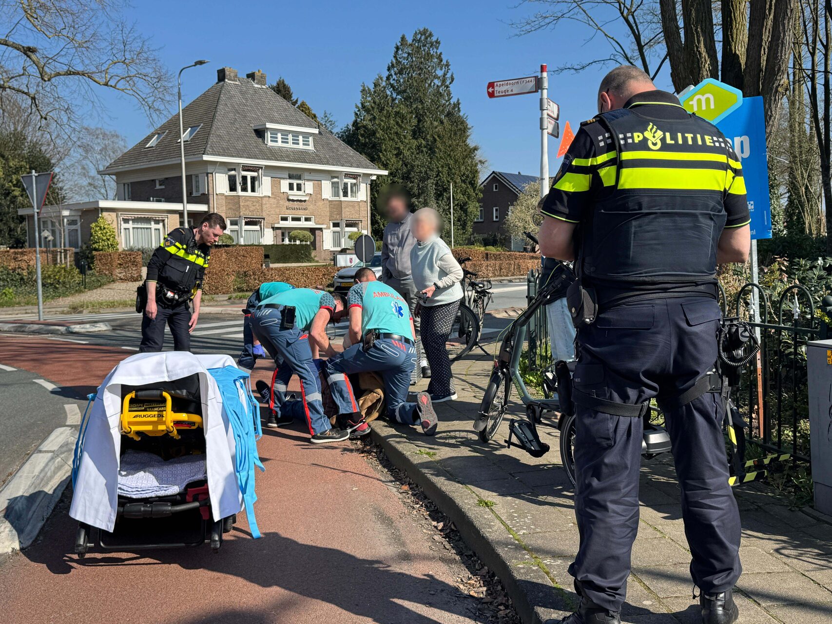 Bestuurder driewieler gewond na val