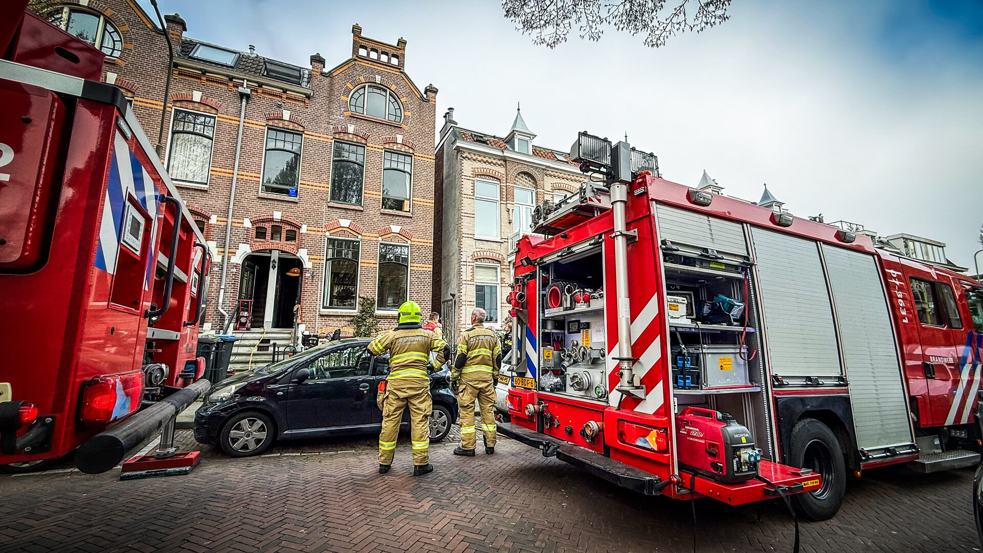Forse rookschade na woningbrand