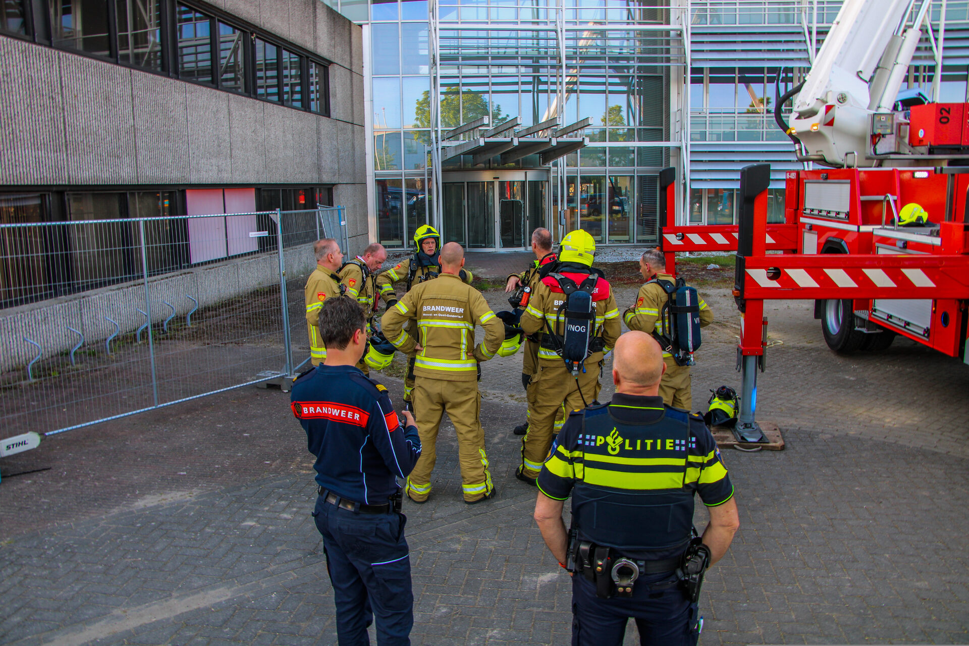 Brand in oud Liander-pand