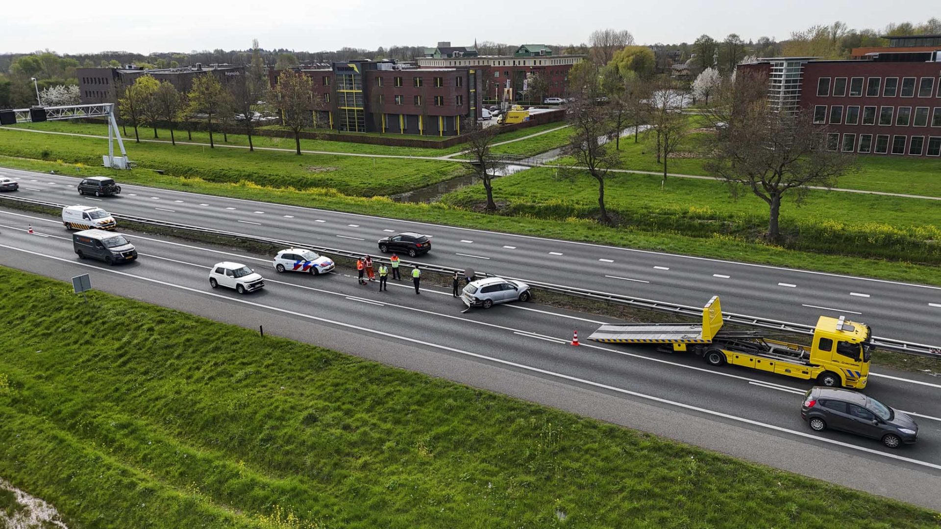 Ongeluk op A12 zorgt voor meer vertraging