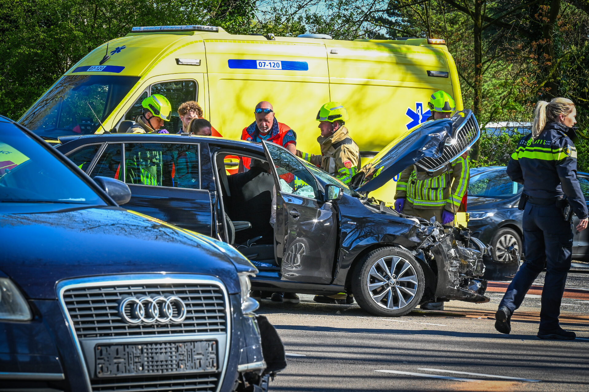 Ongeval op kruising in Arnhem