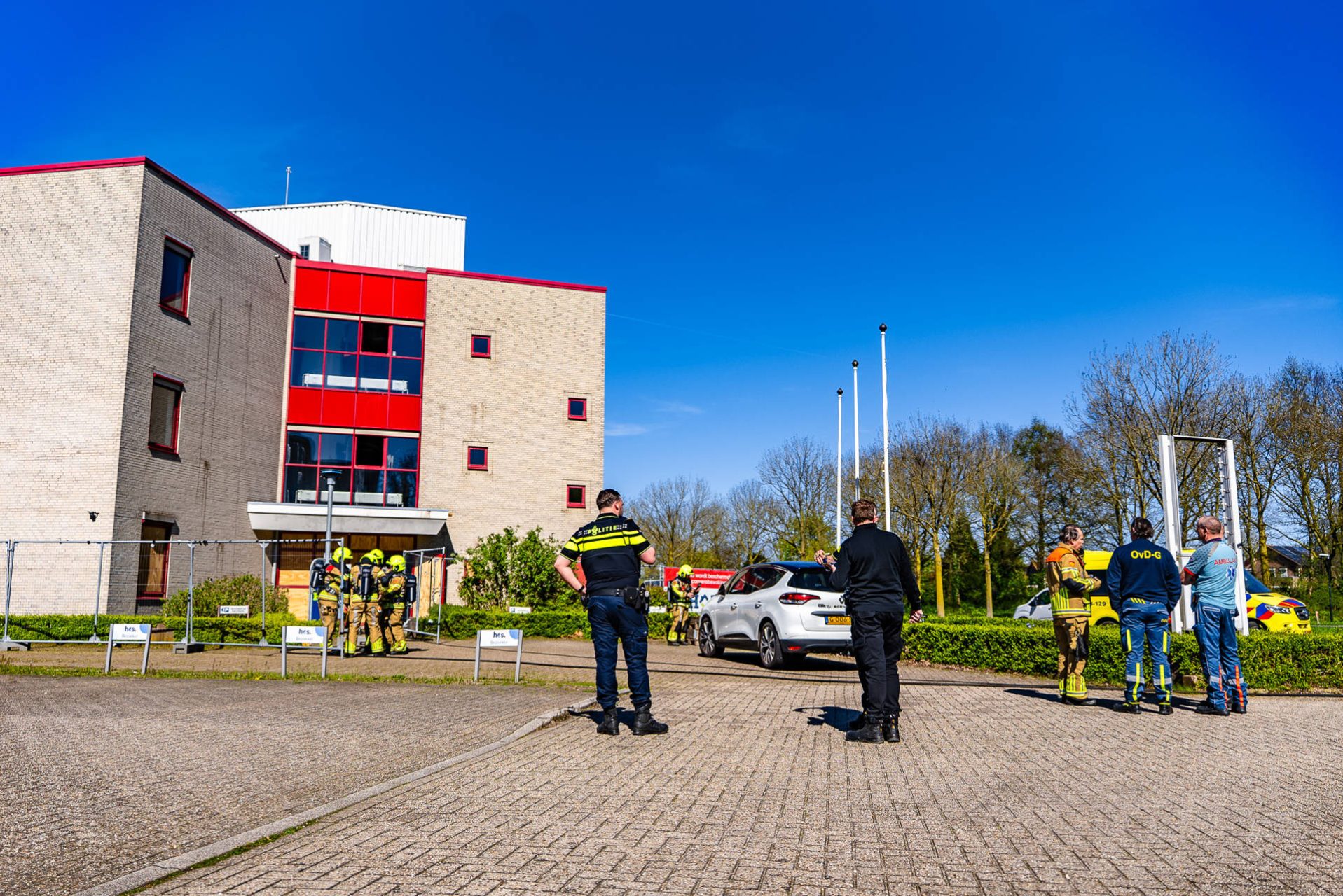 Brandstichting in toekomstig AZC gebouw midden op de dag