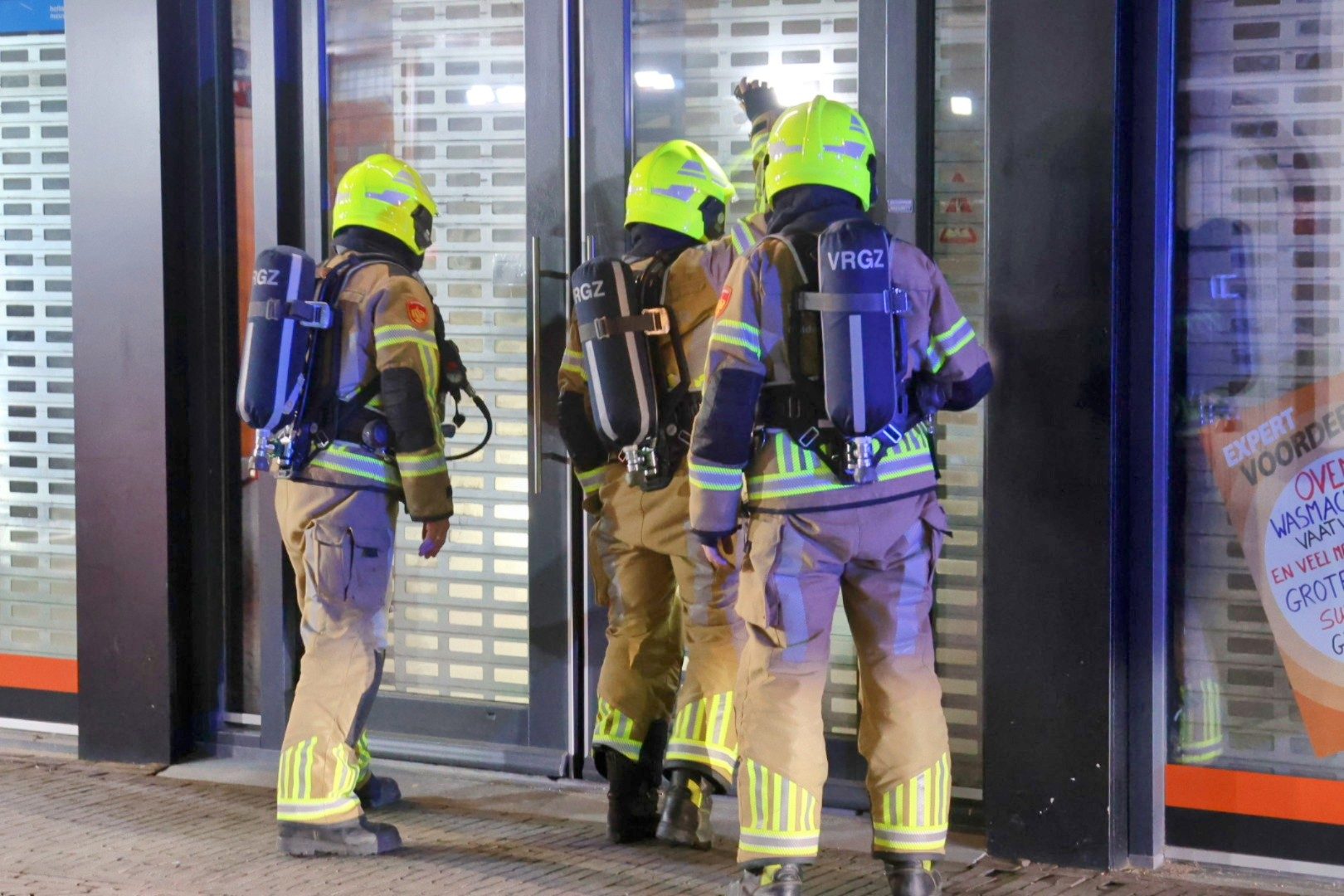 Brand in winkelpand blijkt loos alarm