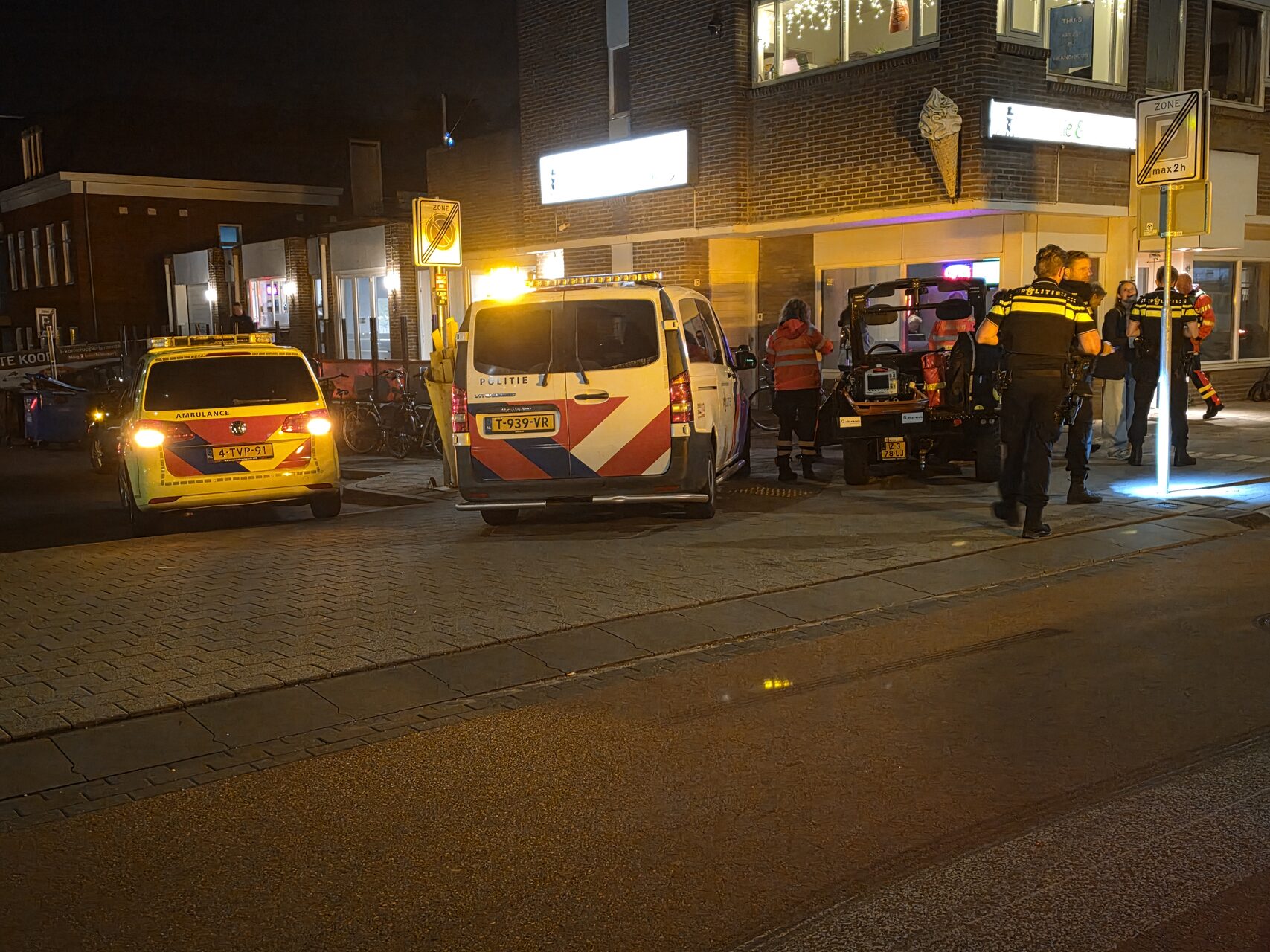 Dronken fietser gewond na botsing met auto