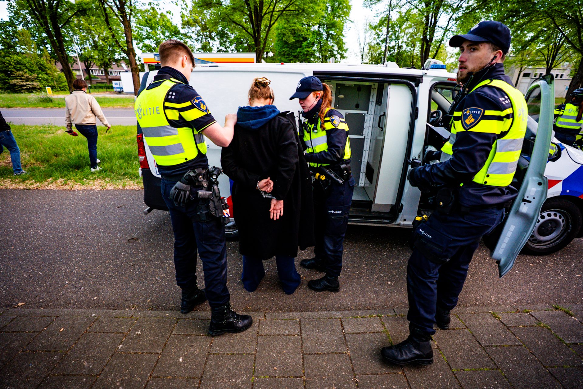 Opnieuw onrustige demonstratie tegen azc