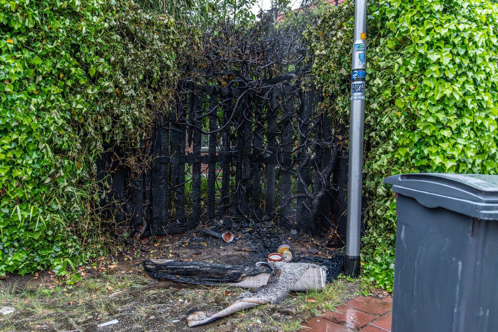 Politie vermoedt brandstichting bij brand in schutting