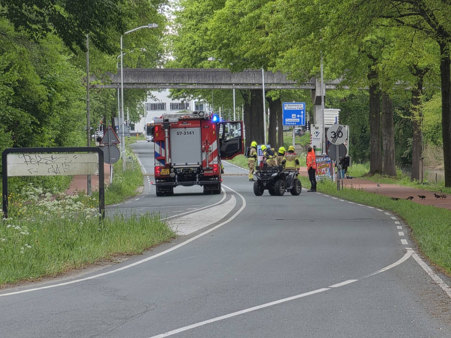 Hoofdgasleiding geraakt tijdens werkzaamheden, meerdere mensen onwel geworden