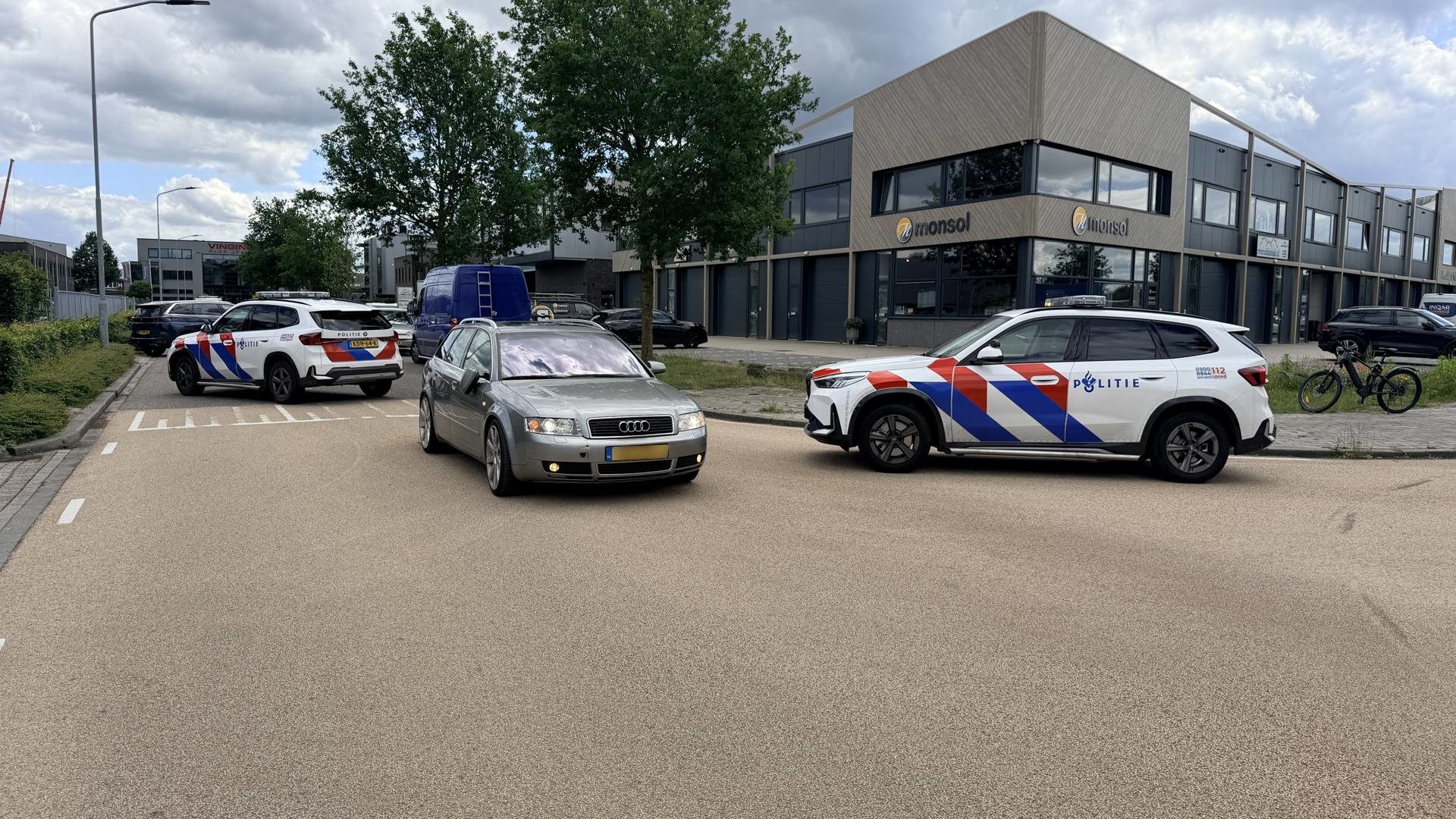 Fietser gewond na botsing met auto