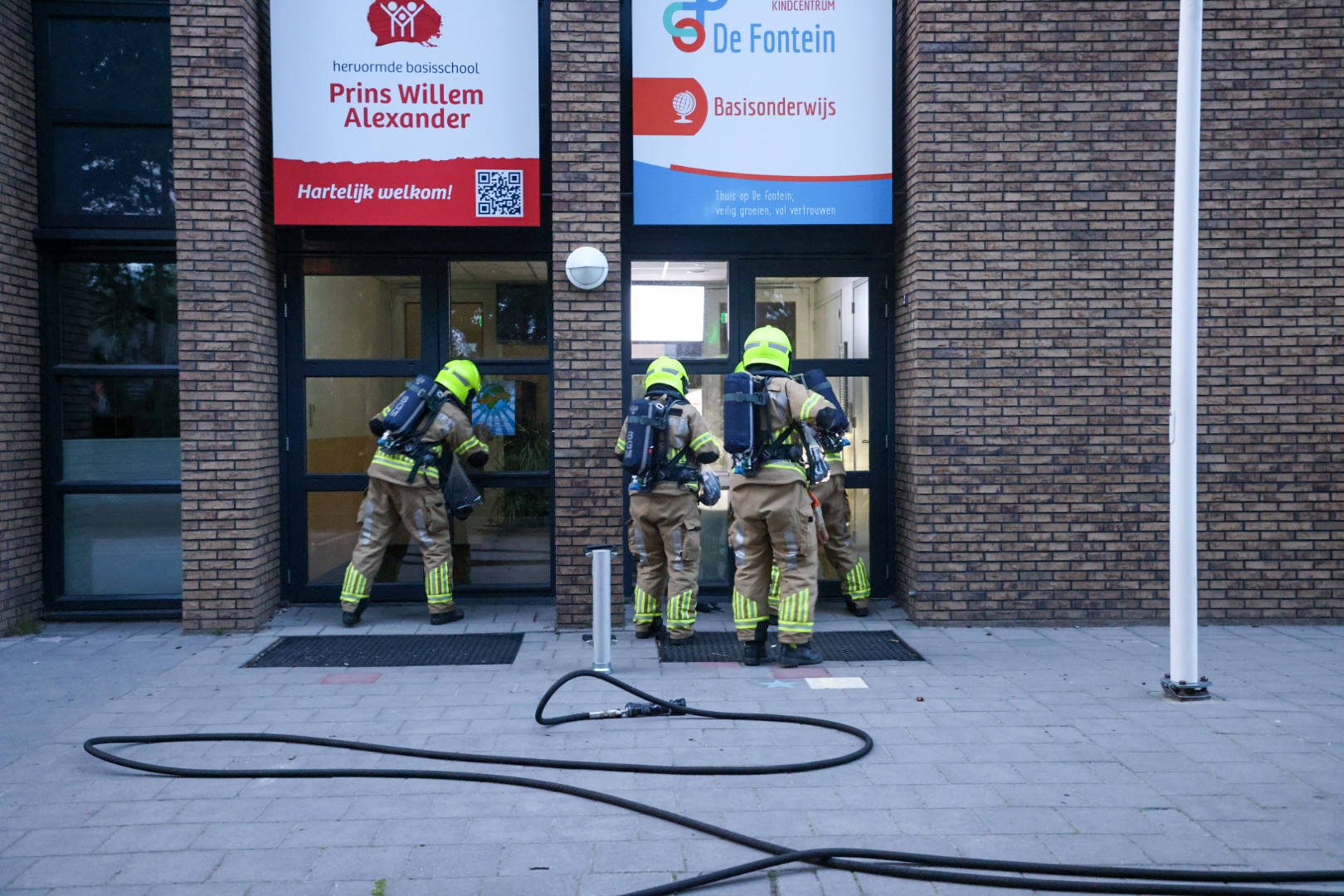 Meerdere scholen dicht na brand in Barneveld