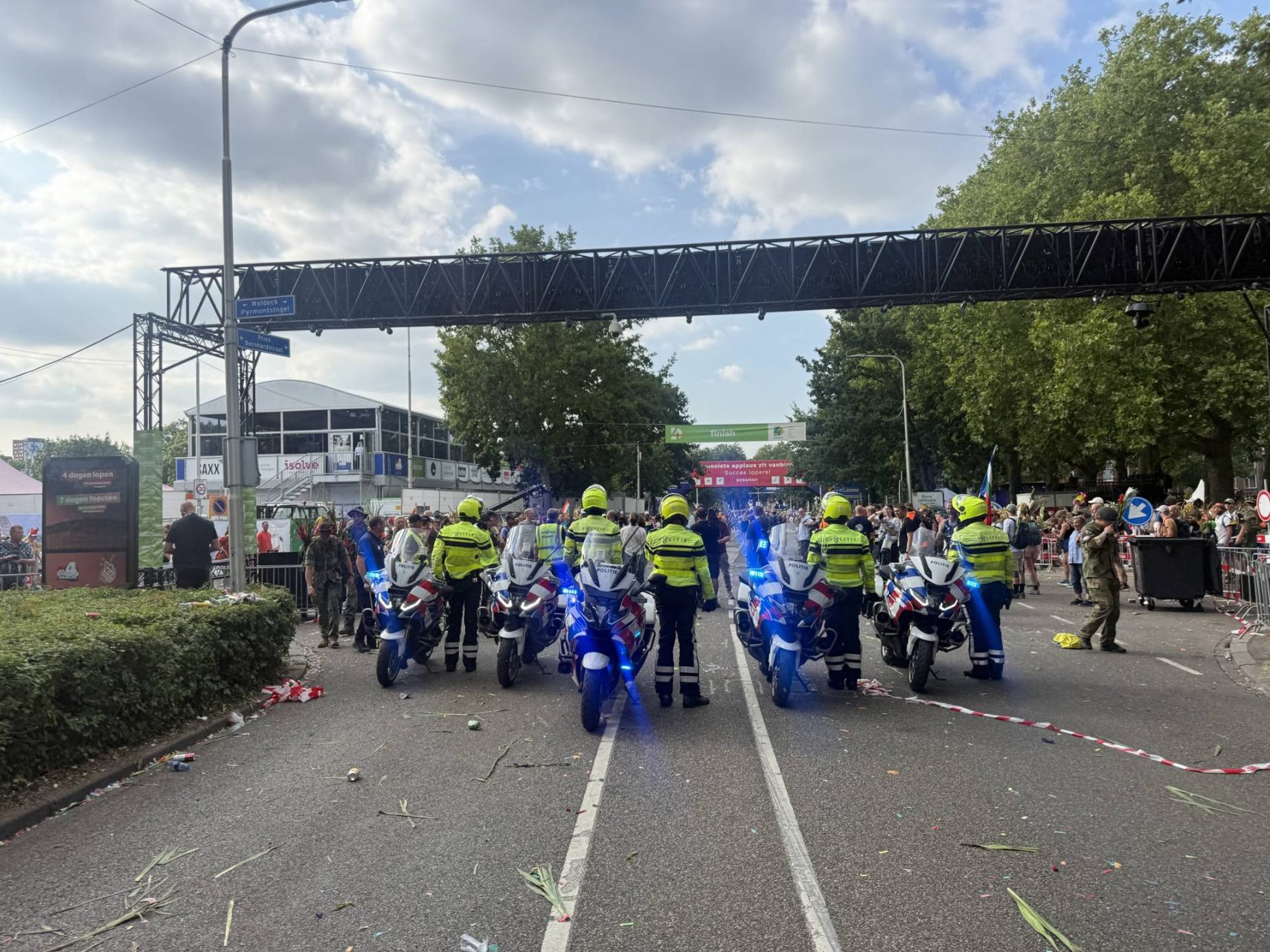 Tranen en applaus bij laatste meters