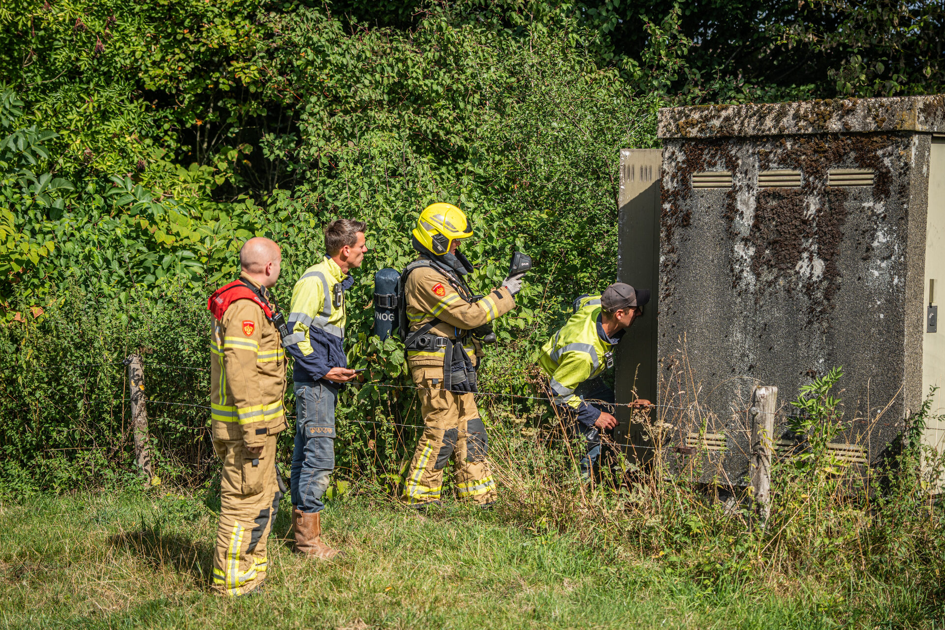 Brandweer opgeroepen voor rook uit elektriciteitskast