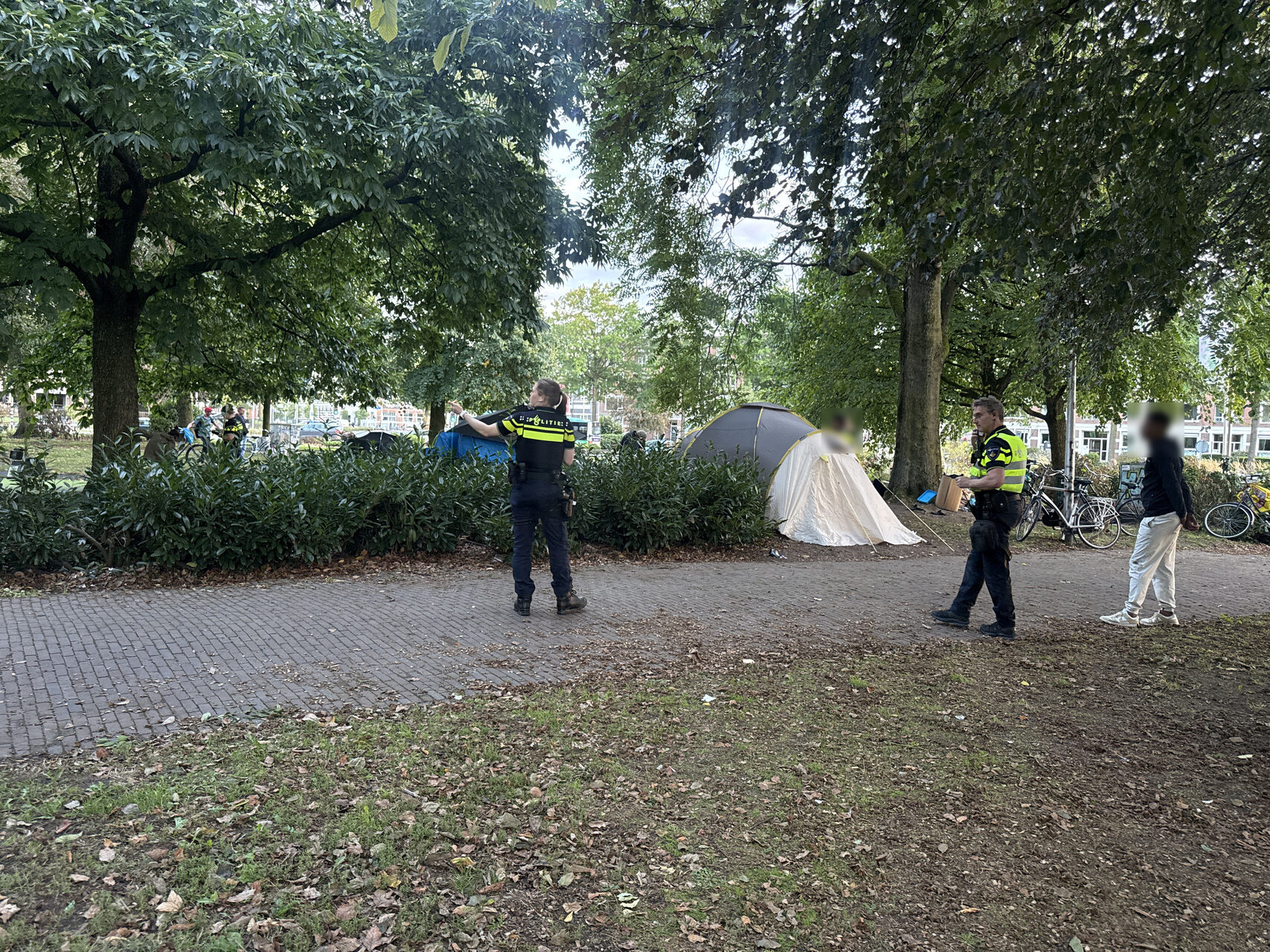 Politie grijpt in bij opstootje op plein in Nijmegen