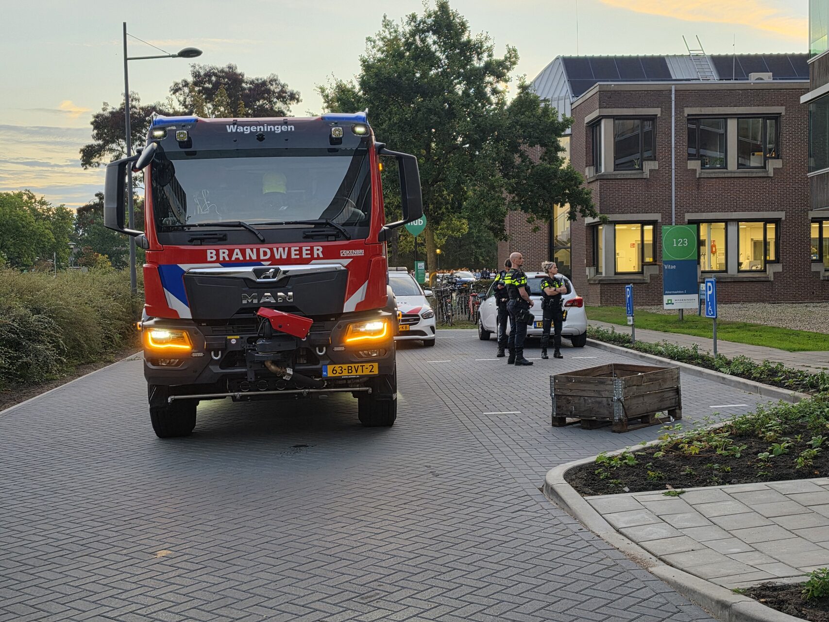 Campus ontruimd na melding van gaslucht
