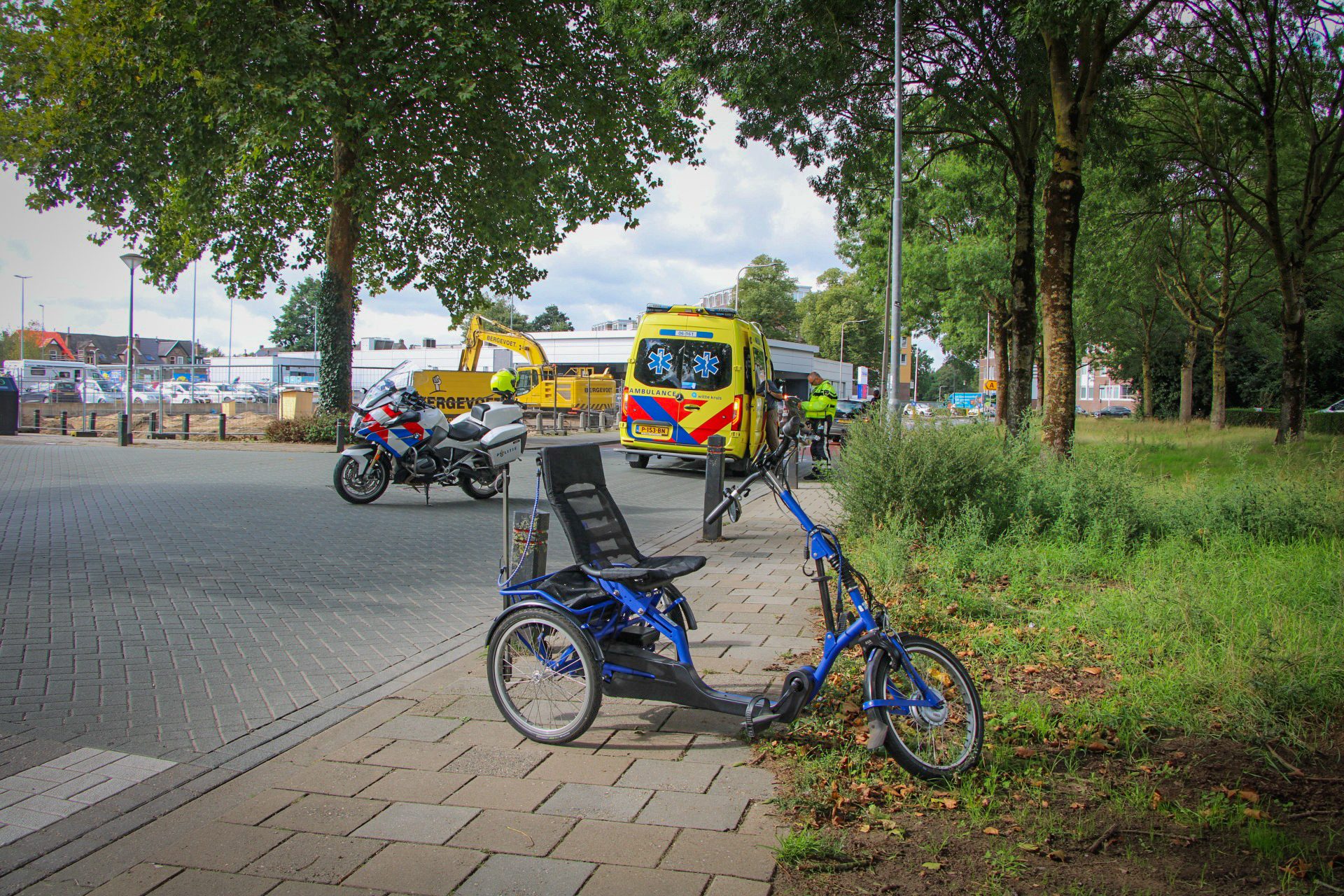Ongeval tussen driewieler en auto in Zutphen